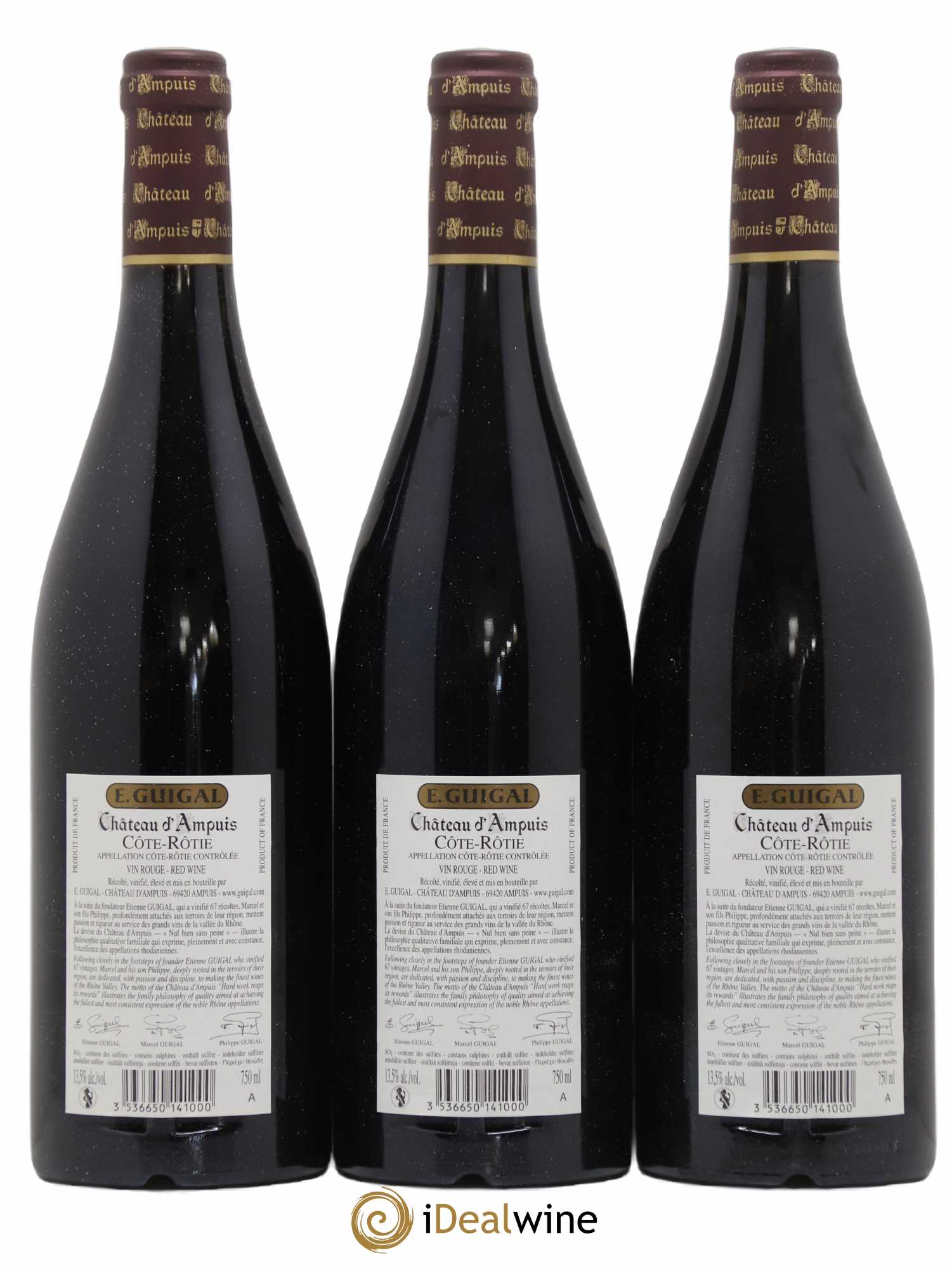 Côte-Rôtie Château d'Ampuis Guigal 2010 - Lot de 12 bouteilles - 2