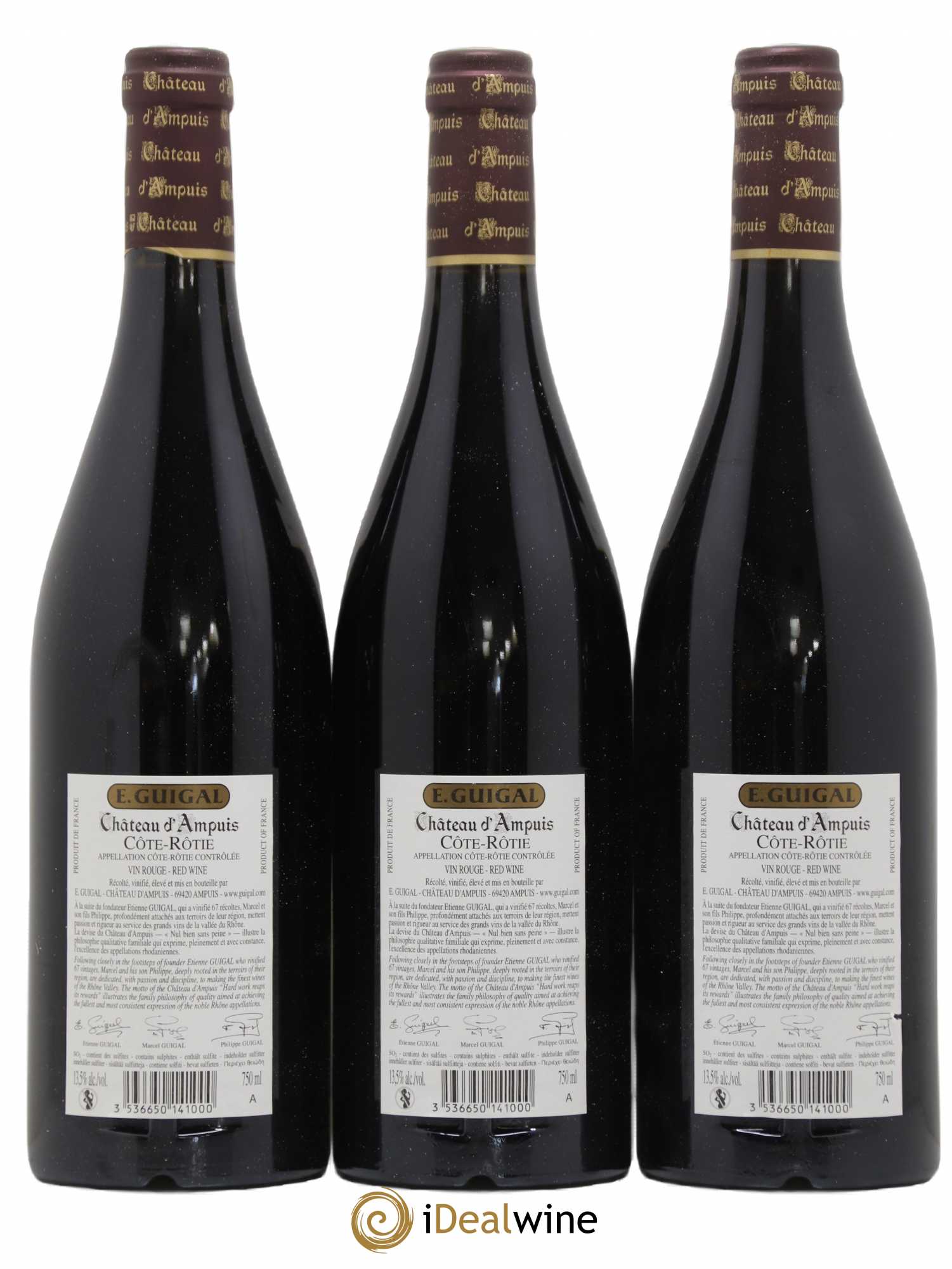 Côte-Rôtie Château d'Ampuis Guigal 2010 - Lot de 12 bouteilles - 4
