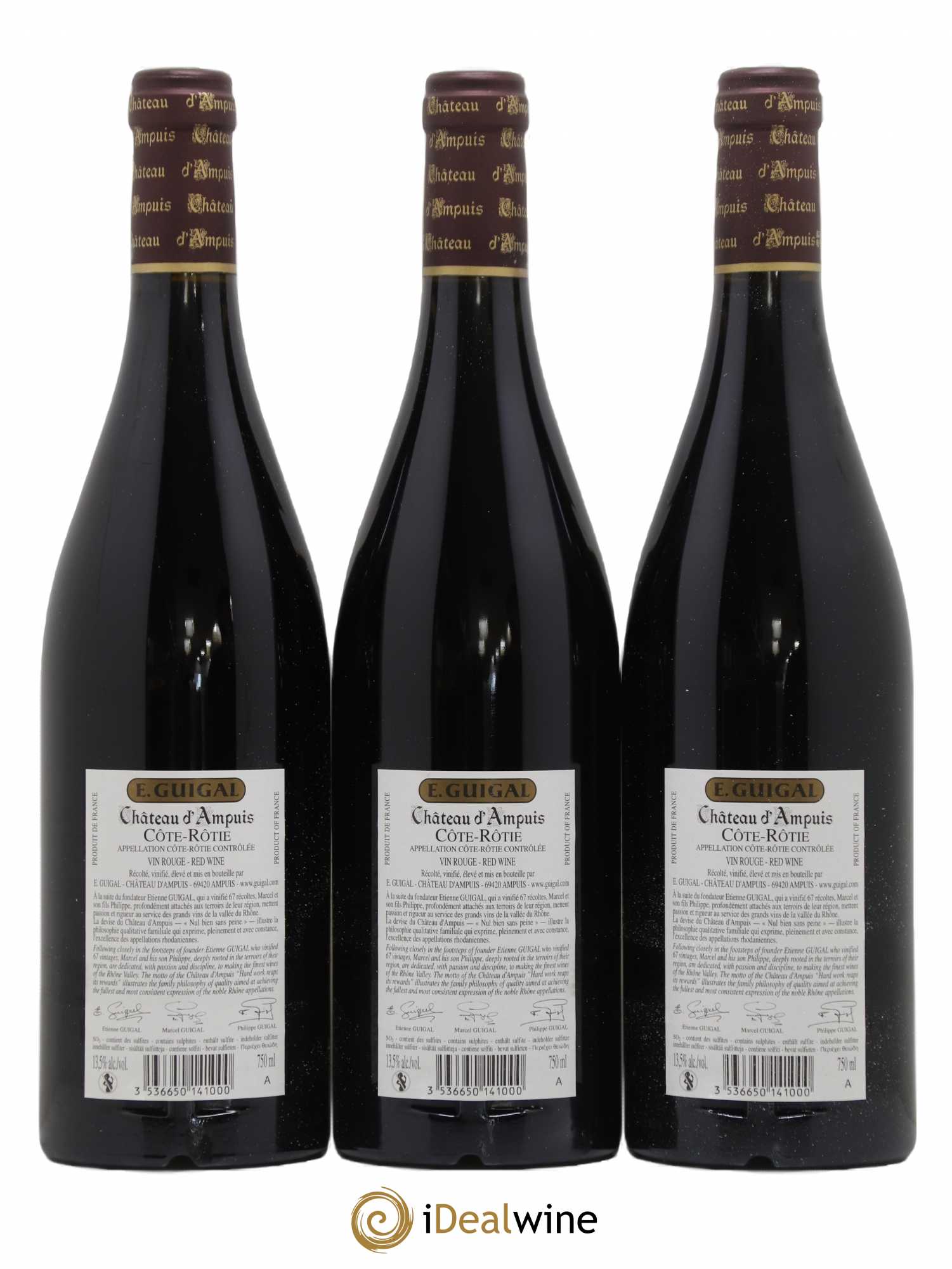 Côte-Rôtie Château d'Ampuis Guigal 2010 - Lot de 12 bouteilles - 8