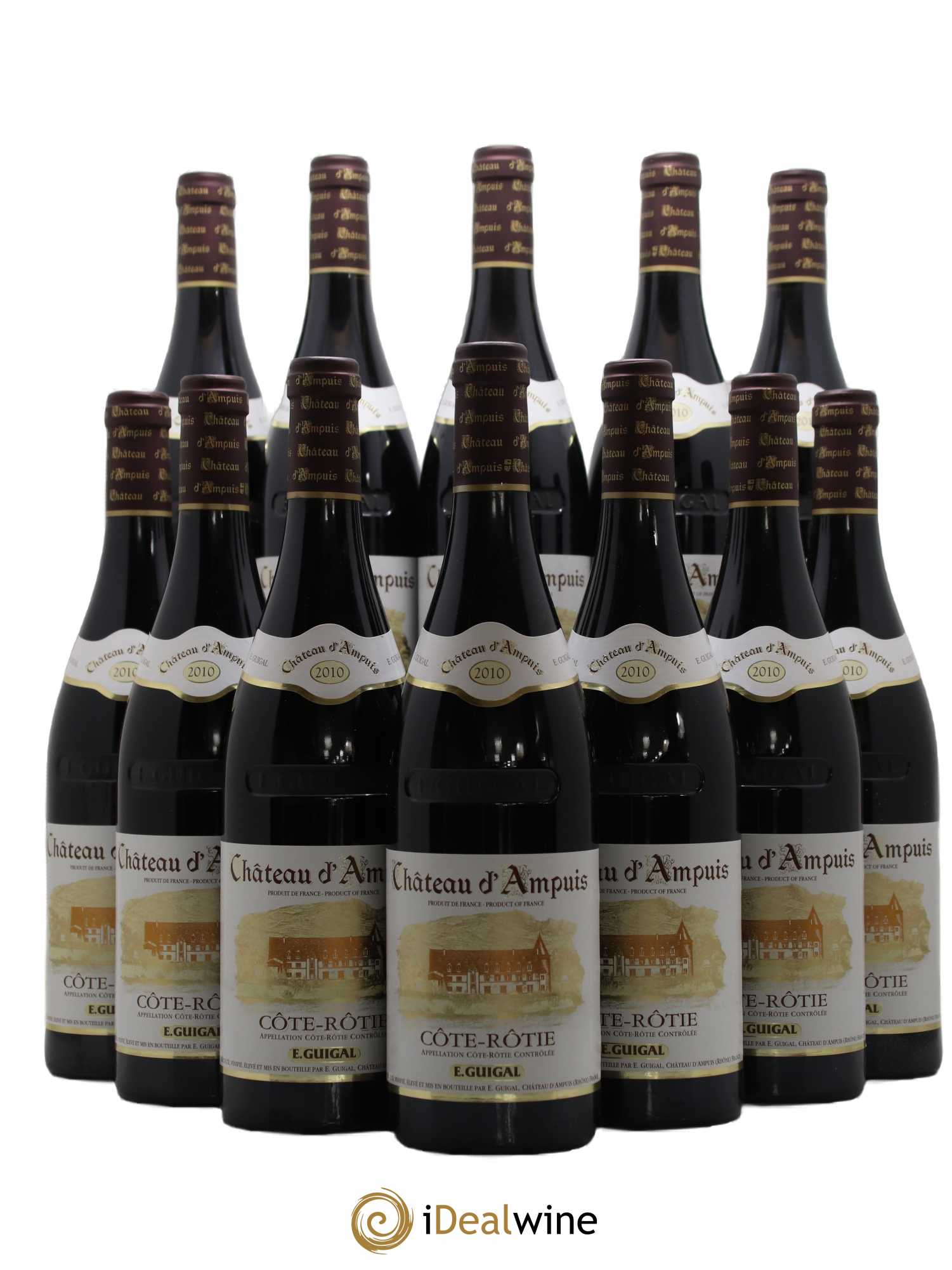 Côte-Rôtie Château d'Ampuis Guigal 2010 - Lot de 12 bouteilles - 0