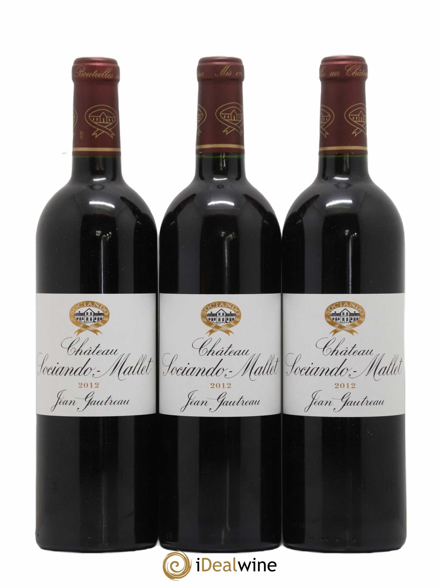 Château Sociando Mallet 2012 - Lot de 12 bouteilles - 1