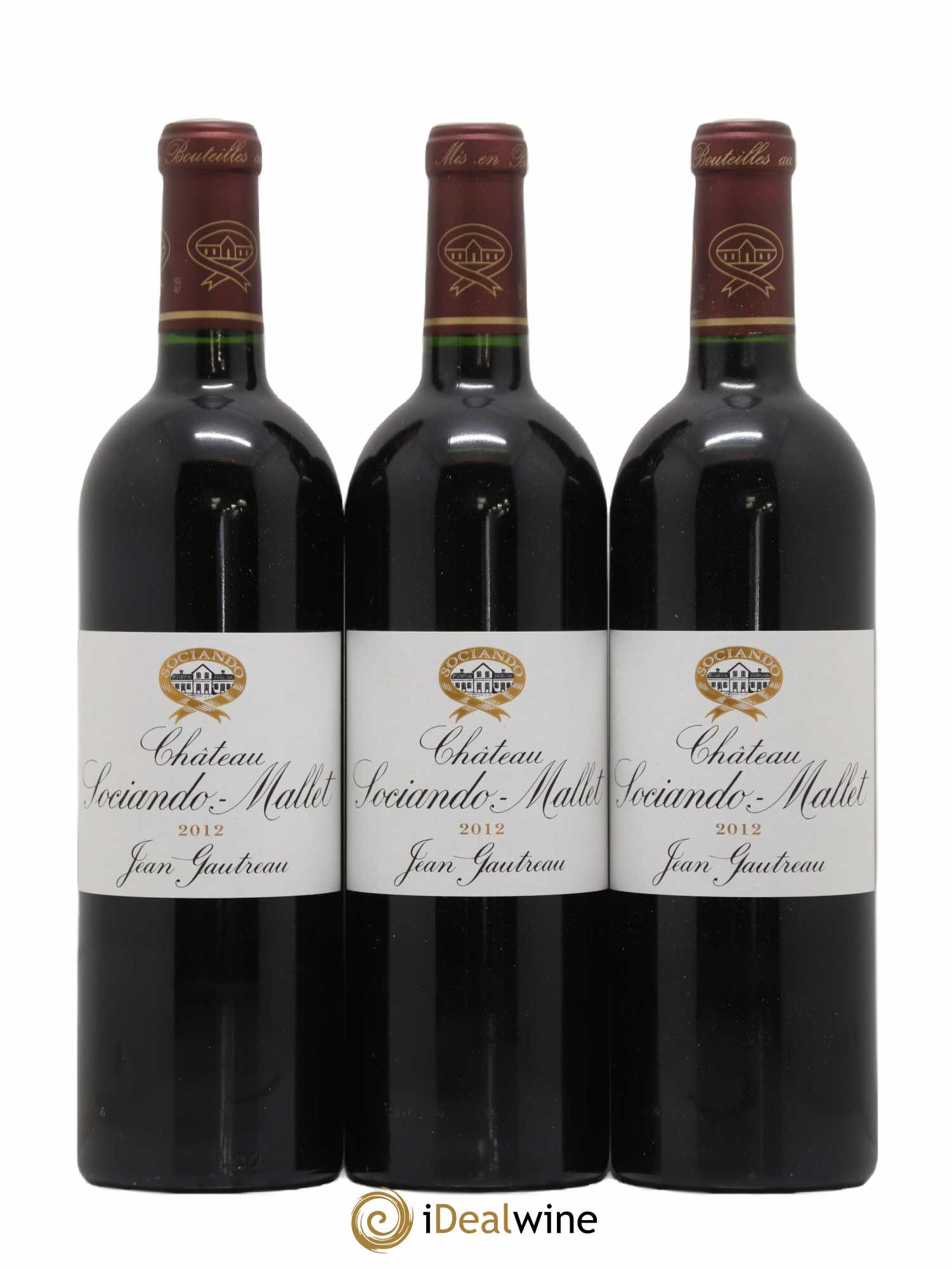 Château Sociando Mallet 2012 - Lot de 12 bouteilles - 2