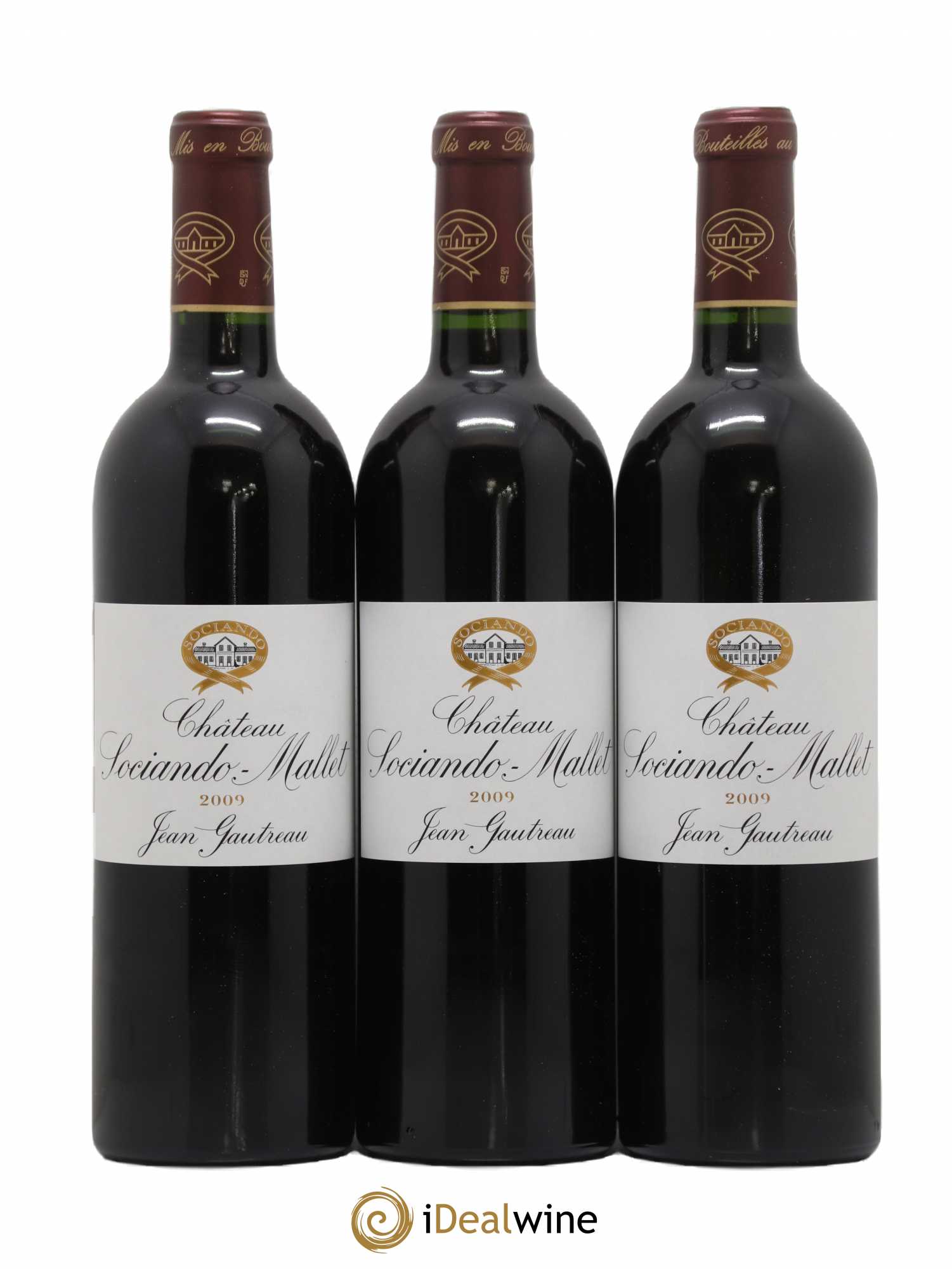 Château Sociando Mallet 2009 - Lot de 12 bouteilles - 1