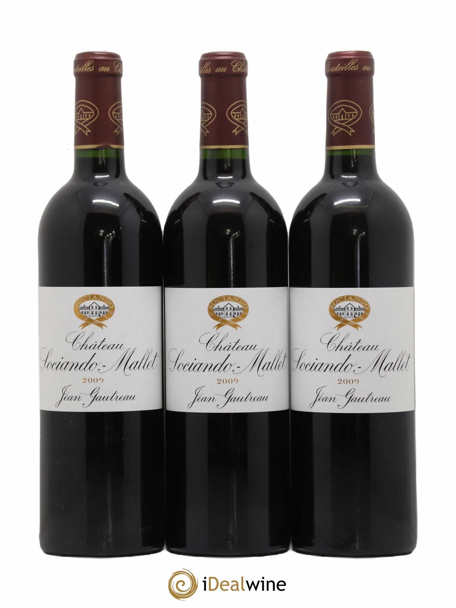 Château Sociando Mallet 2009 - Lot de 12 bouteilles - 2