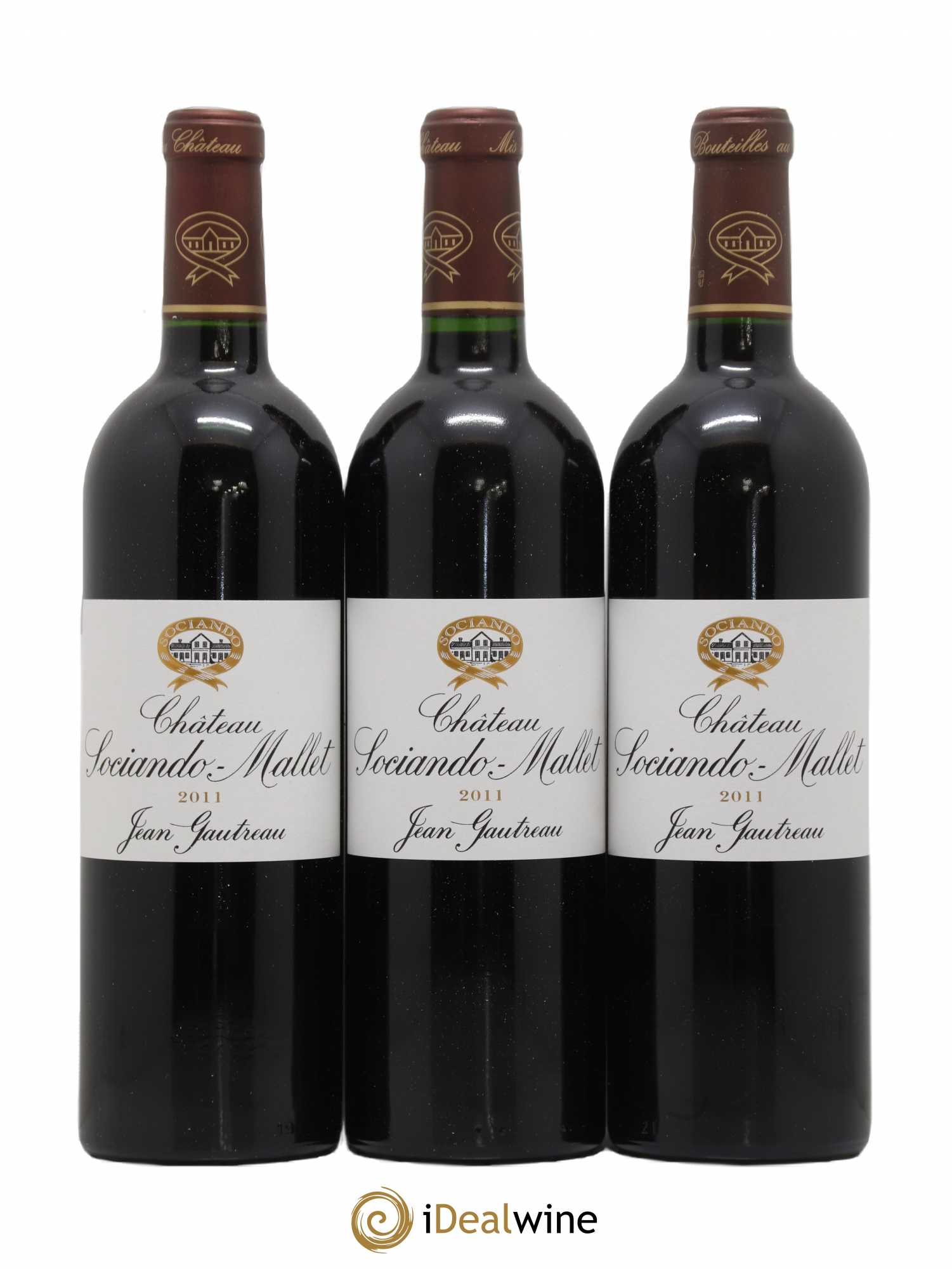 Château Sociando Mallet 2011 - Lot de 12 bouteilles - 1