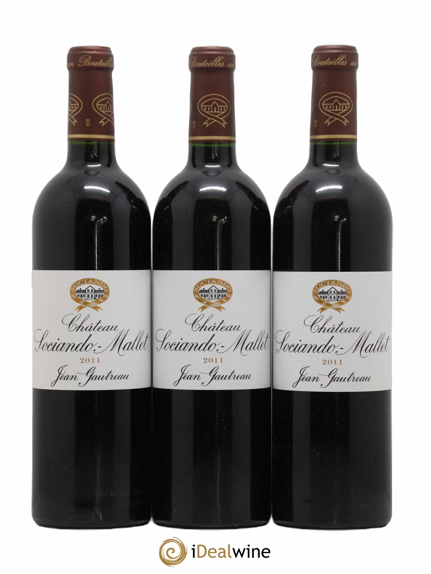 Château Sociando Mallet 2011 - Lot de 12 bouteilles - 2