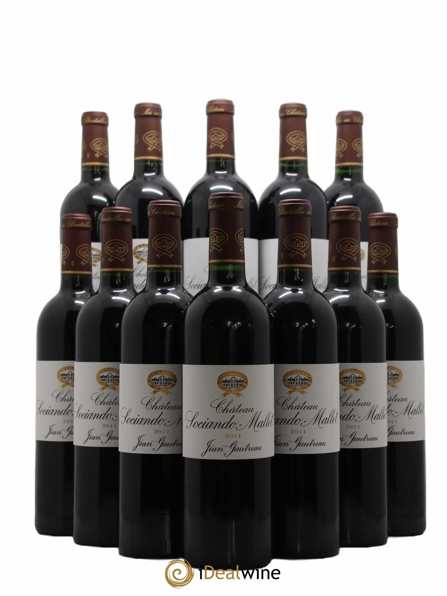Château Sociando Mallet 2011 - Lot de 12 bouteilles - 0