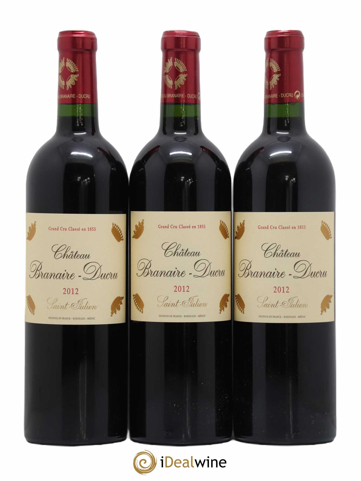 Château Branaire Ducru 4ème Grand Cru Classé 2012 - Lot de 6 bouteilles - 1
