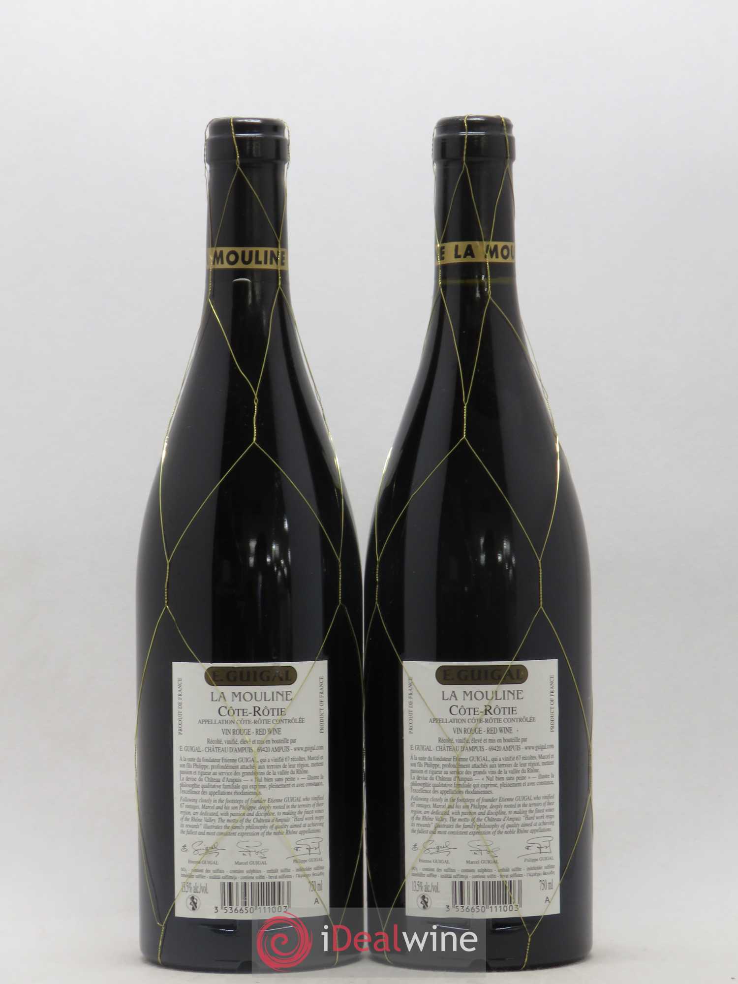 Côte-Rôtie La Mouline Guigal 2012 - Lot de 2 bouteilles - 1