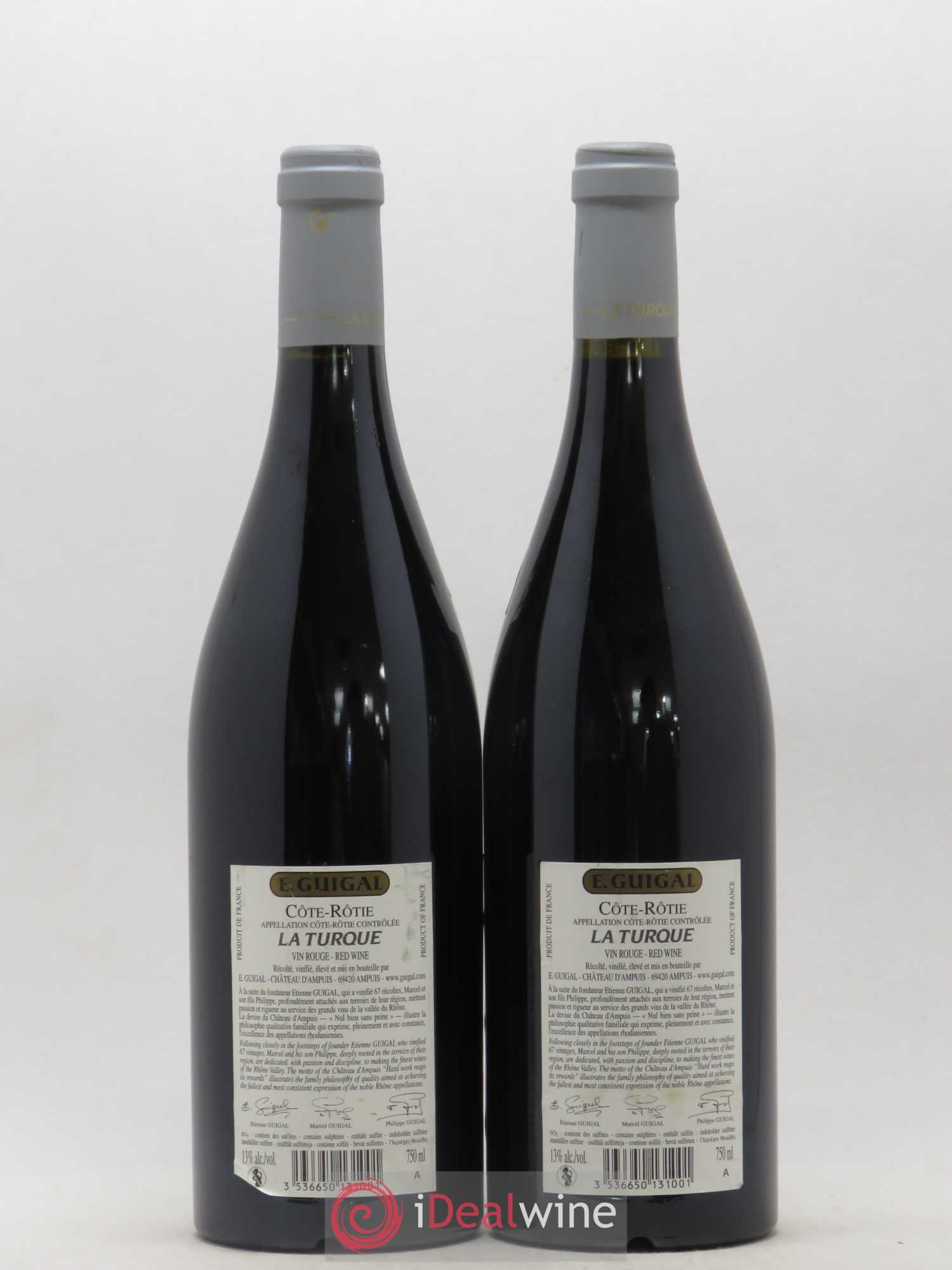 Côte-Rôtie La Turque Guigal 2009 - Lot de 2 bouteilles - 1
