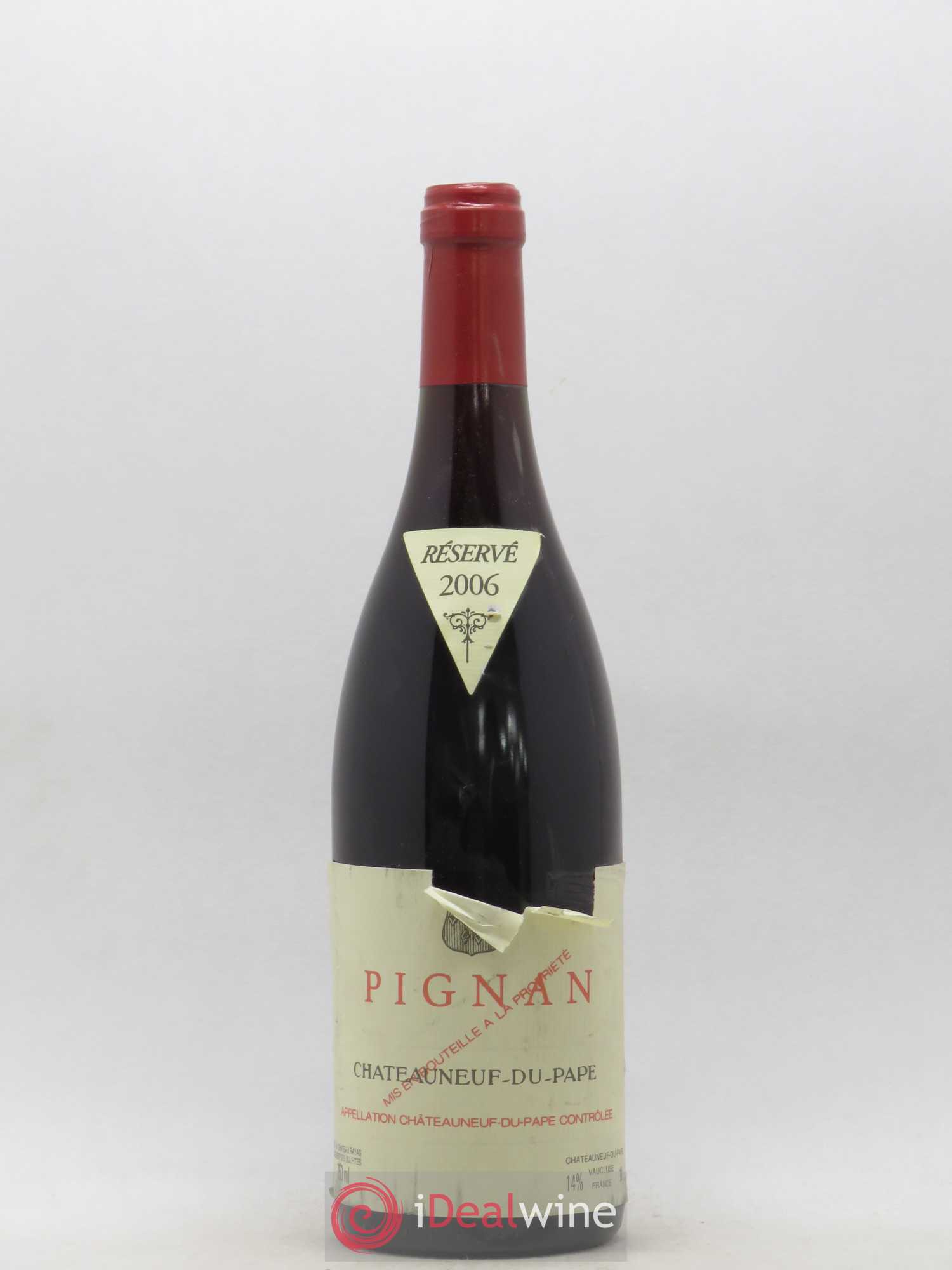 Châteauneuf-du-Pape Pignan Emmanuel Reynaud 2006 - Lot de 1 bouteille - 0