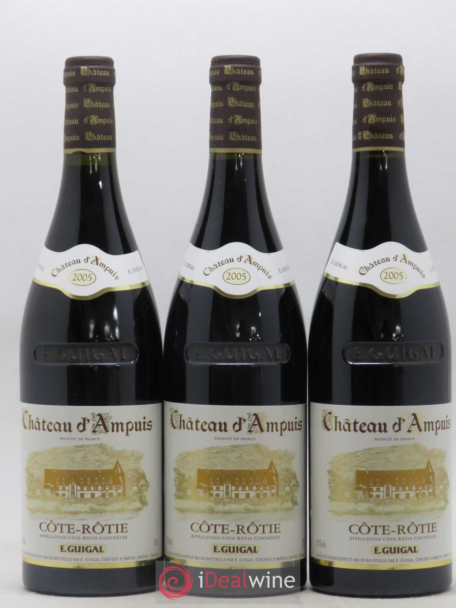 Côte-Rôtie Château d'Ampuis Guigal 2005 - Lot de 3 bouteilles - 0