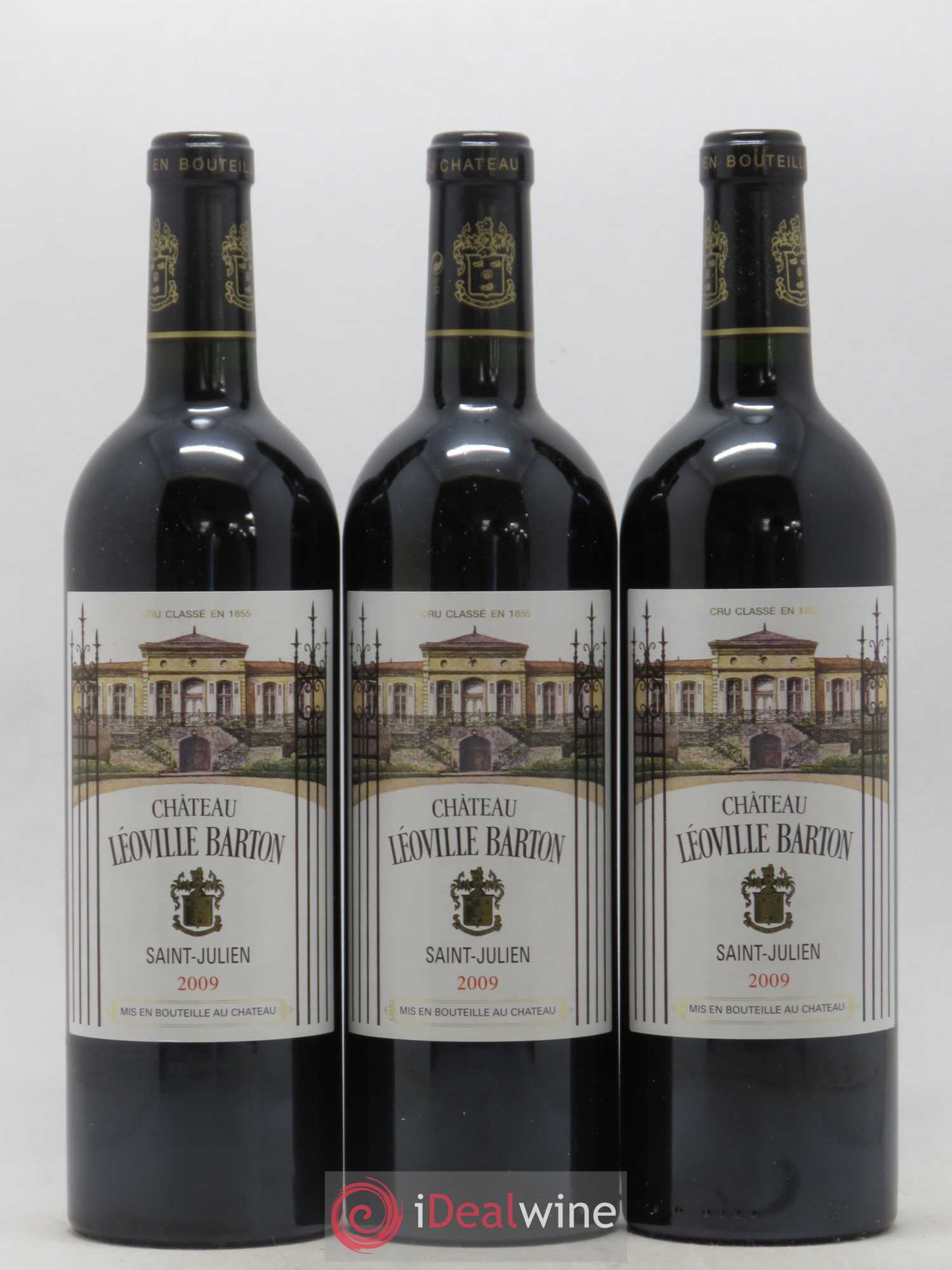 Château Léoville Barton 2ème Grand Cru Classé 2009 - Lot de 3 bouteilles - 0