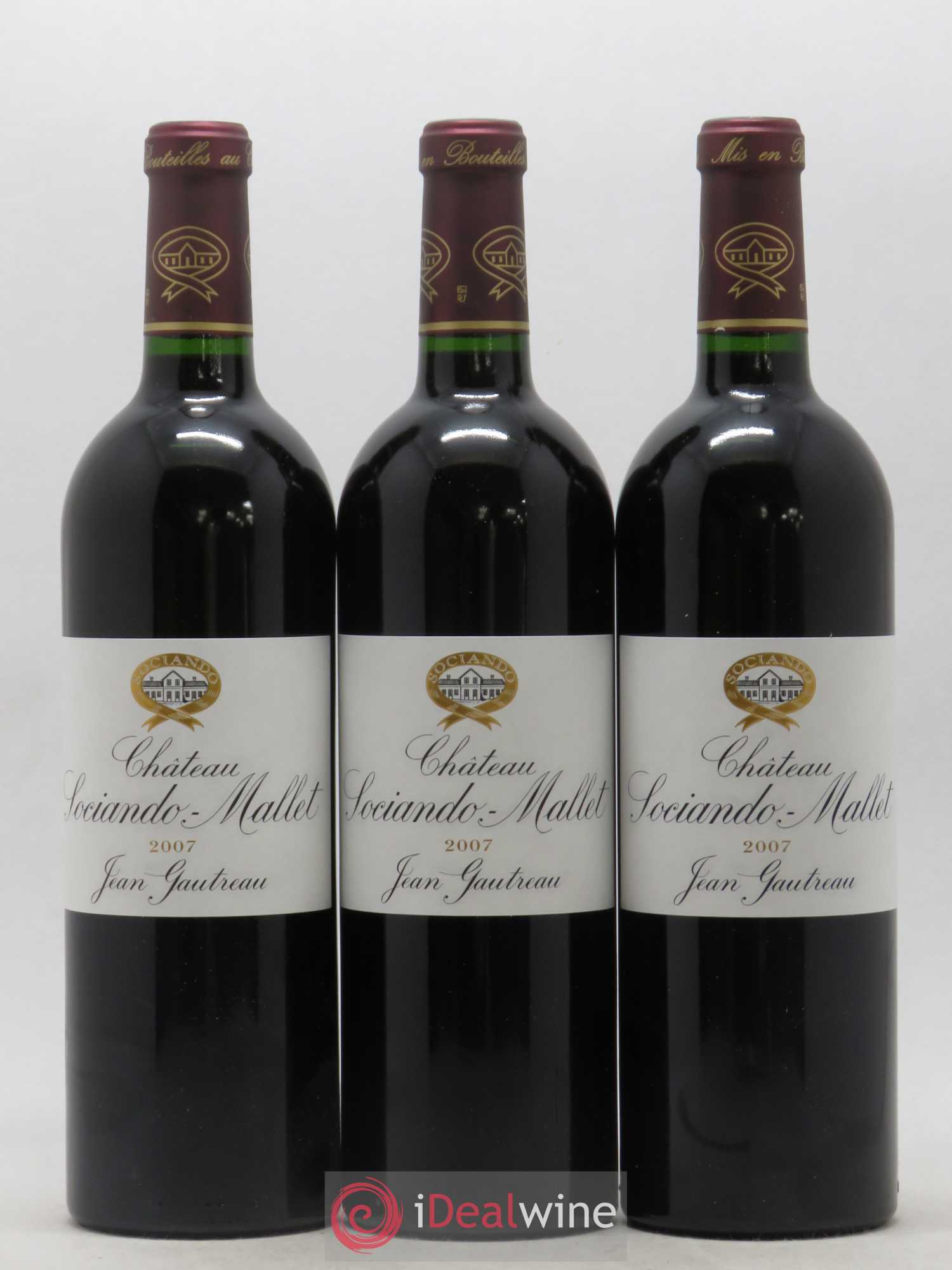 Château Sociando Mallet 2007 - Lot de 6 bouteilles - 2