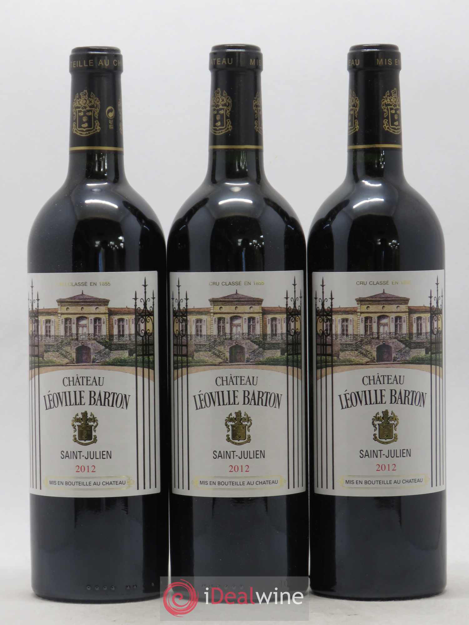 Château Léoville Barton 2ème Grand Cru Classé 2012 - Lot de 3 bouteilles - 0