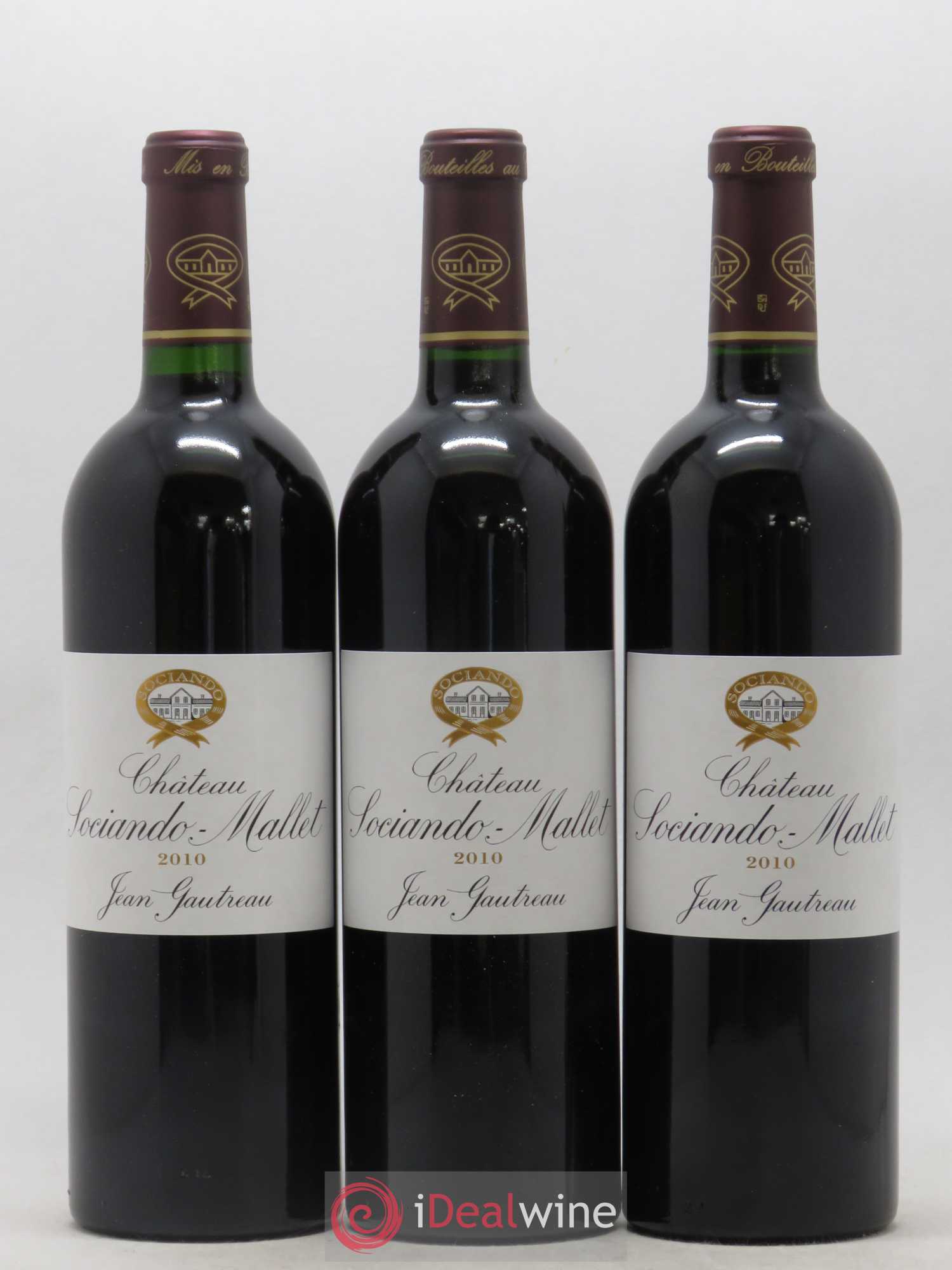 Château Sociando Mallet 2010 - Lot de 6 bouteilles - 1