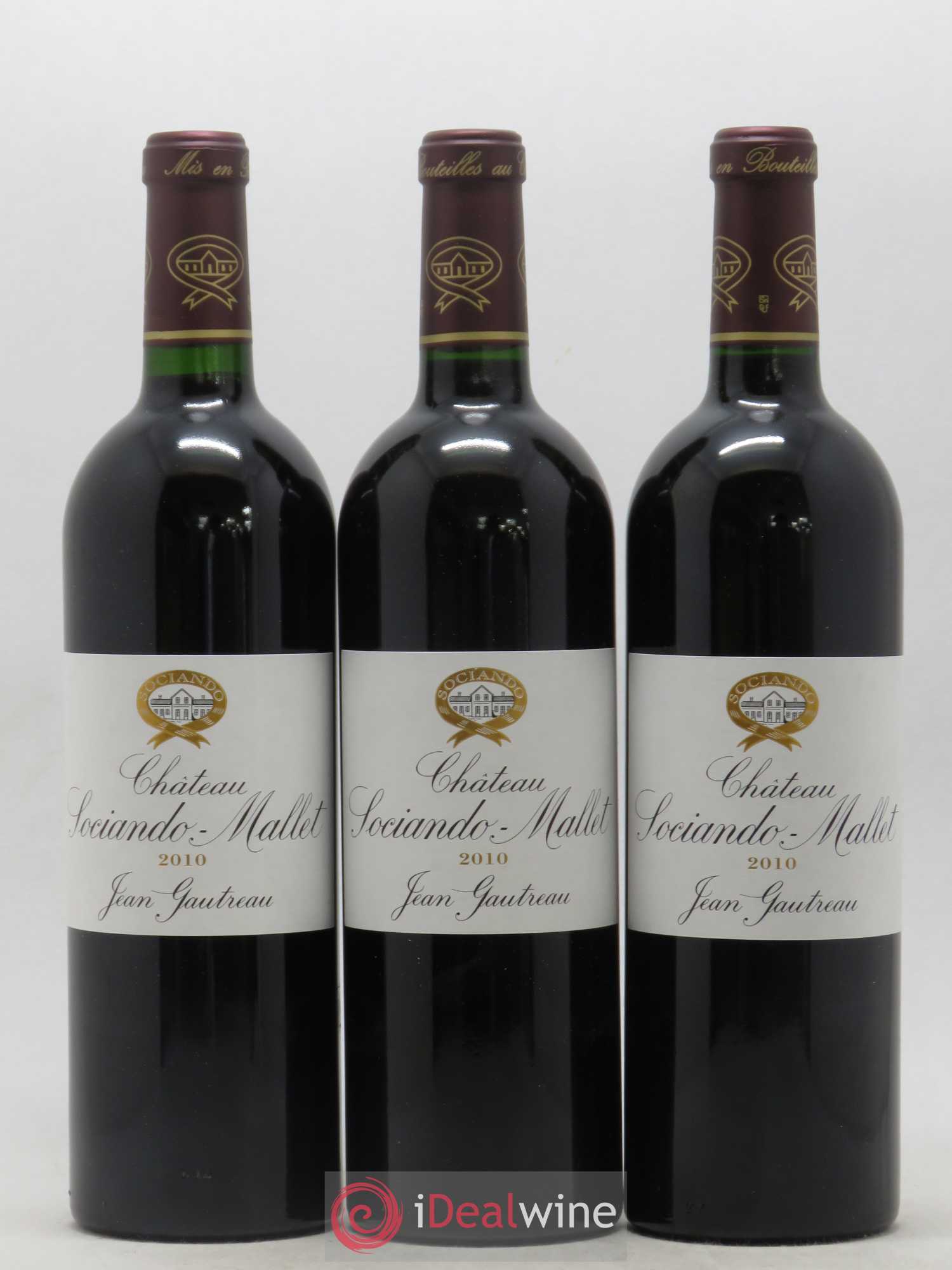 Château Sociando Mallet 2010 - Lot de 6 bouteilles - 2