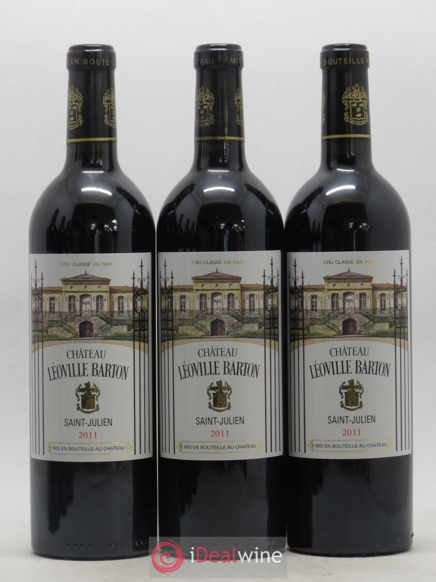 Château Léoville Barton 2ème Grand Cru Classé 2011 - Lot de 3 bouteilles - 0