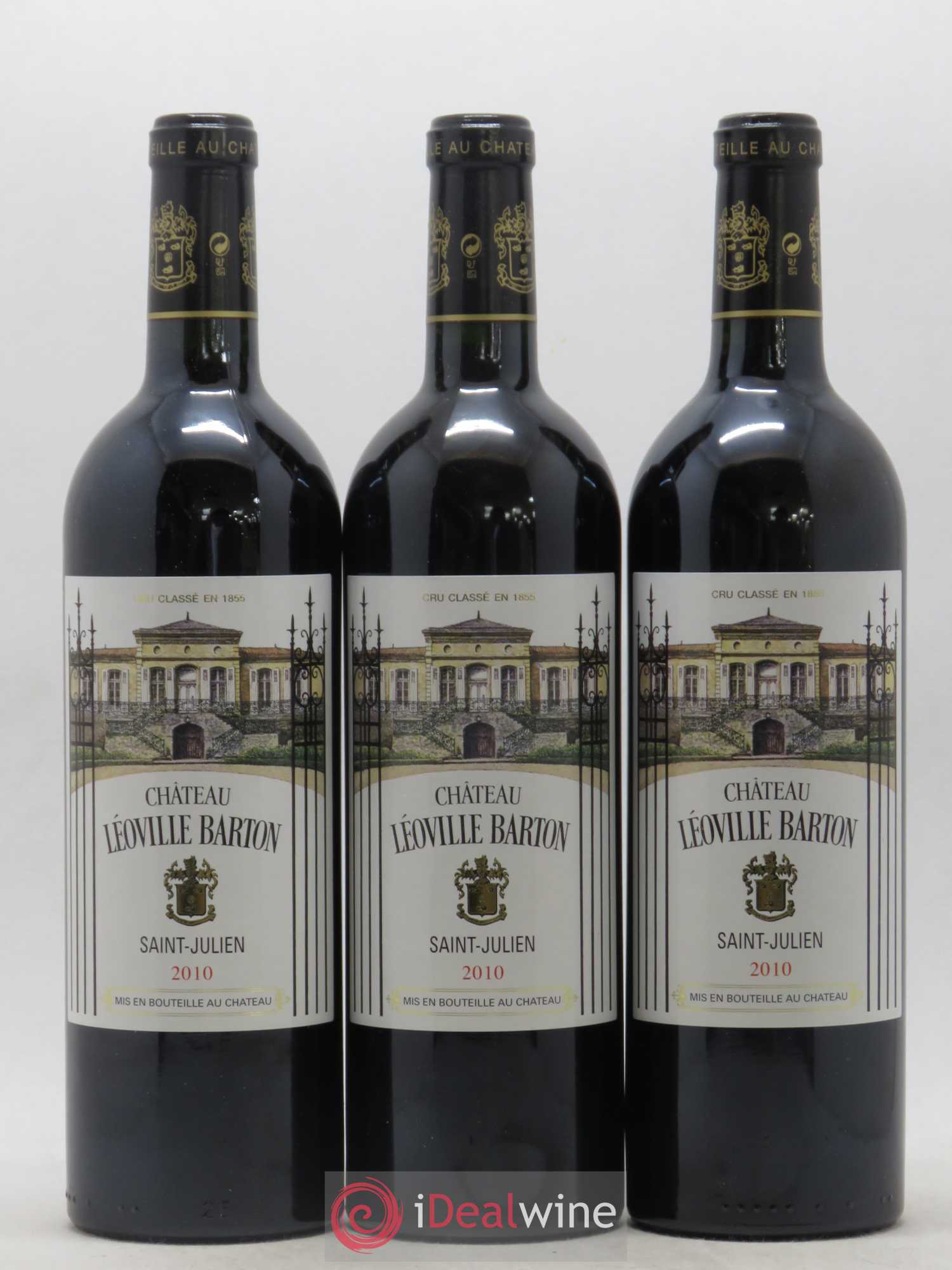 Château Léoville Barton 2ème Grand Cru Classé 2010 - Lot de 6 bouteilles - 1