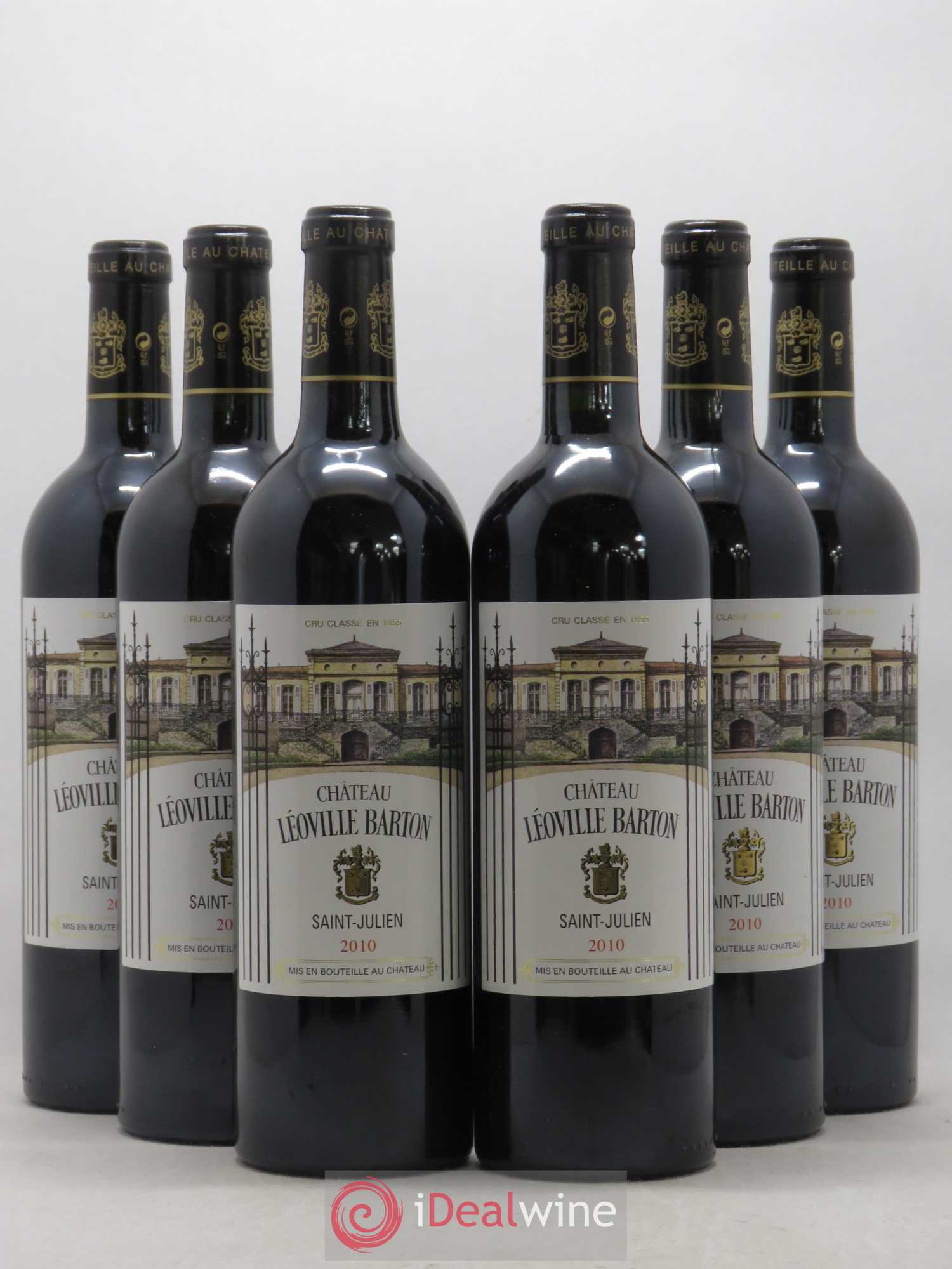 Château Léoville Barton 2ème Grand Cru Classé 2010 - Lot de 6 bouteilles - 0
