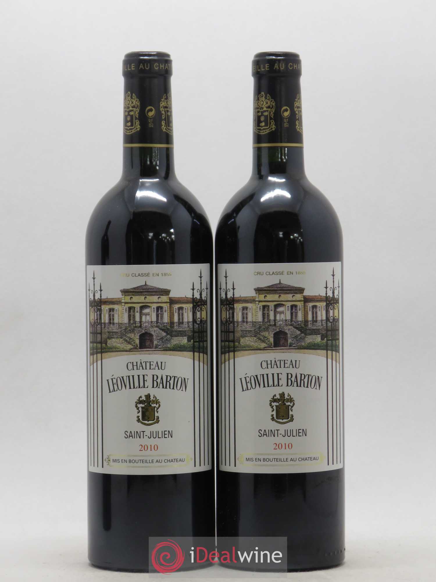 Château Léoville Barton 2ème Grand Cru Classé 2010 - Lot de 2 bouteilles - 0