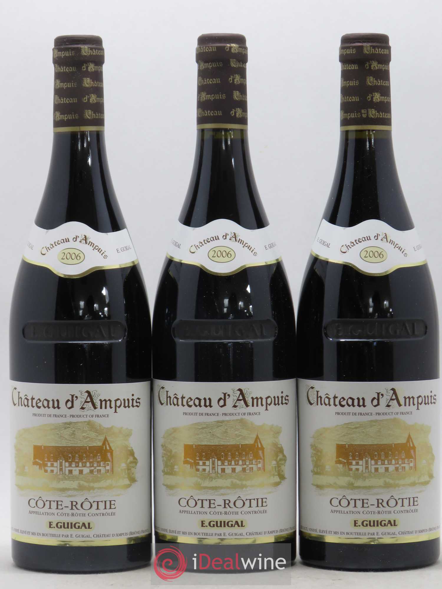 Côte-Rôtie Château d'Ampuis Guigal 2006 - Lot de 3 bouteilles - 0