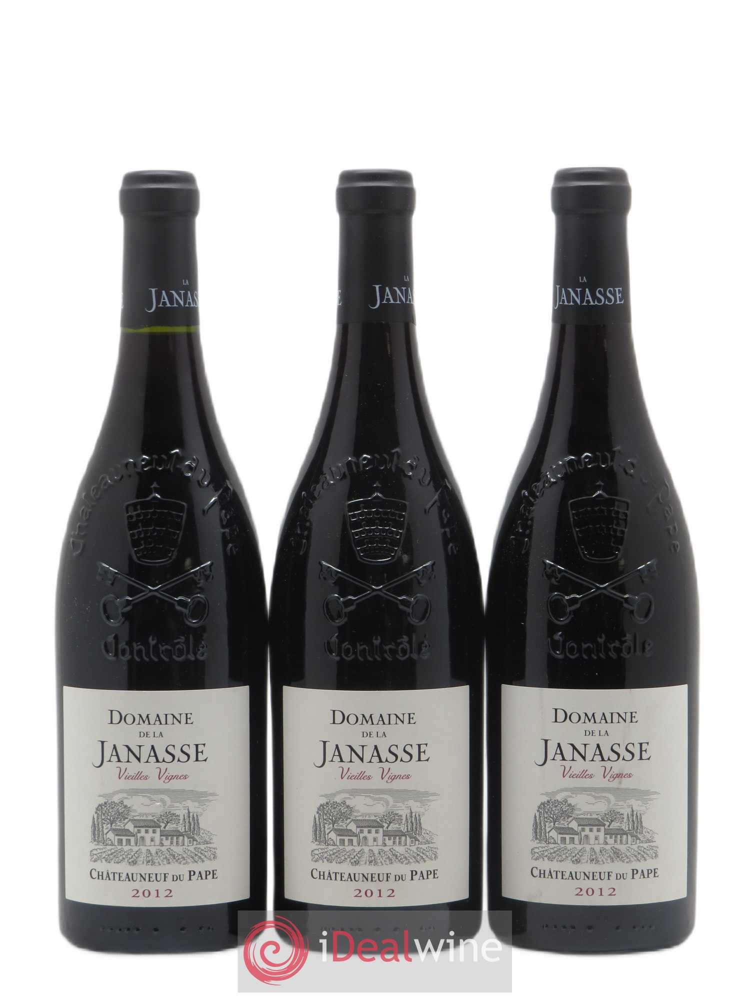 Châteauneuf-du-Pape Cuvée Vieilles Vignes La Janasse (Domaine de) 2012 - Lot de 3 bouteilles - 0