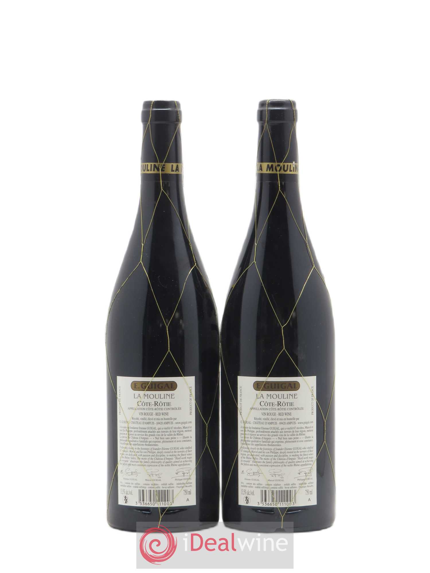 Côte-Rôtie La Mouline Guigal 2013 - Lot de 2 bouteilles - 1