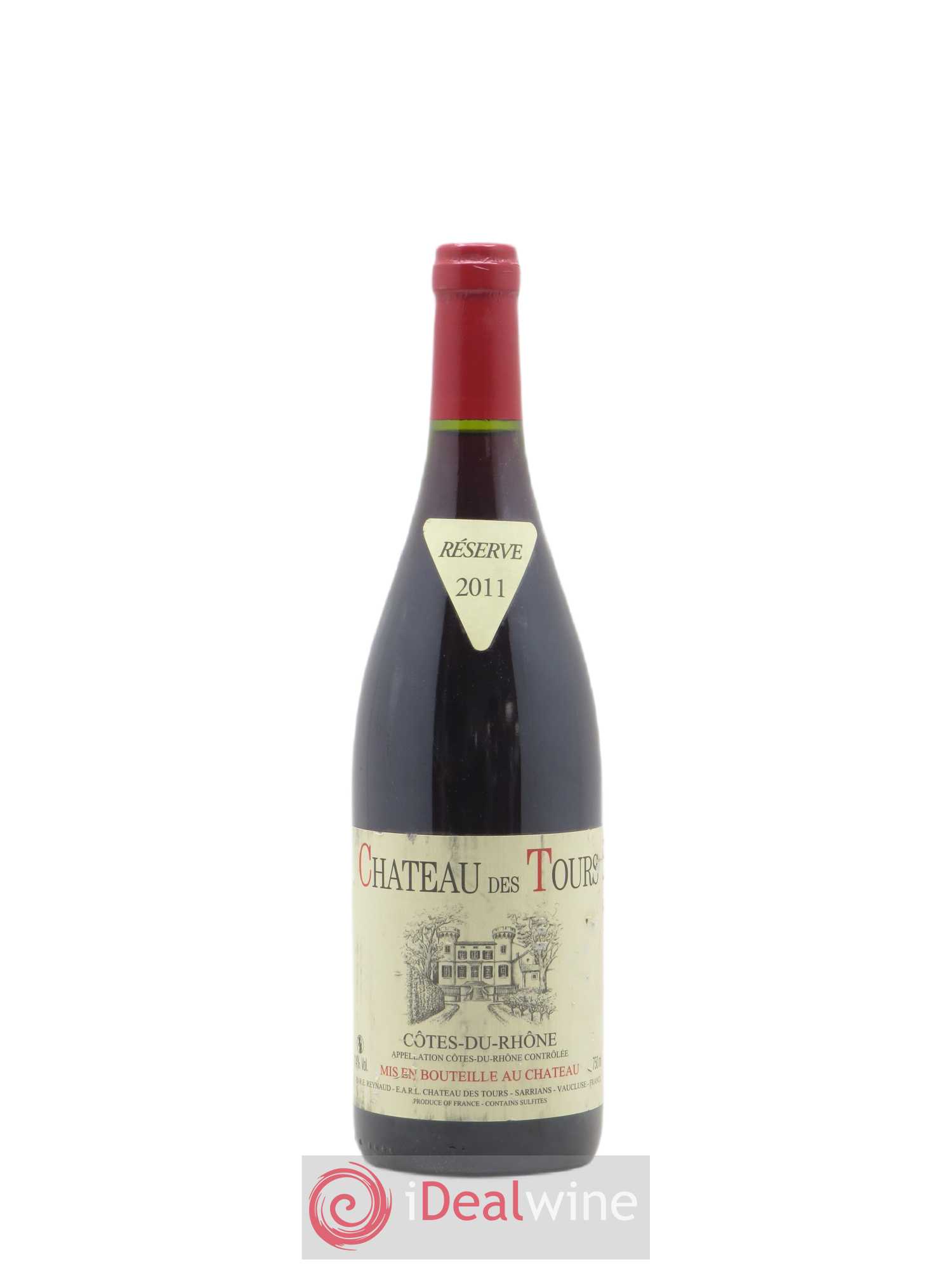 Côtes-du-Rhône Château des Tours Emmanuel Reynaud 2011 - Lot de 1 bouteille - 0