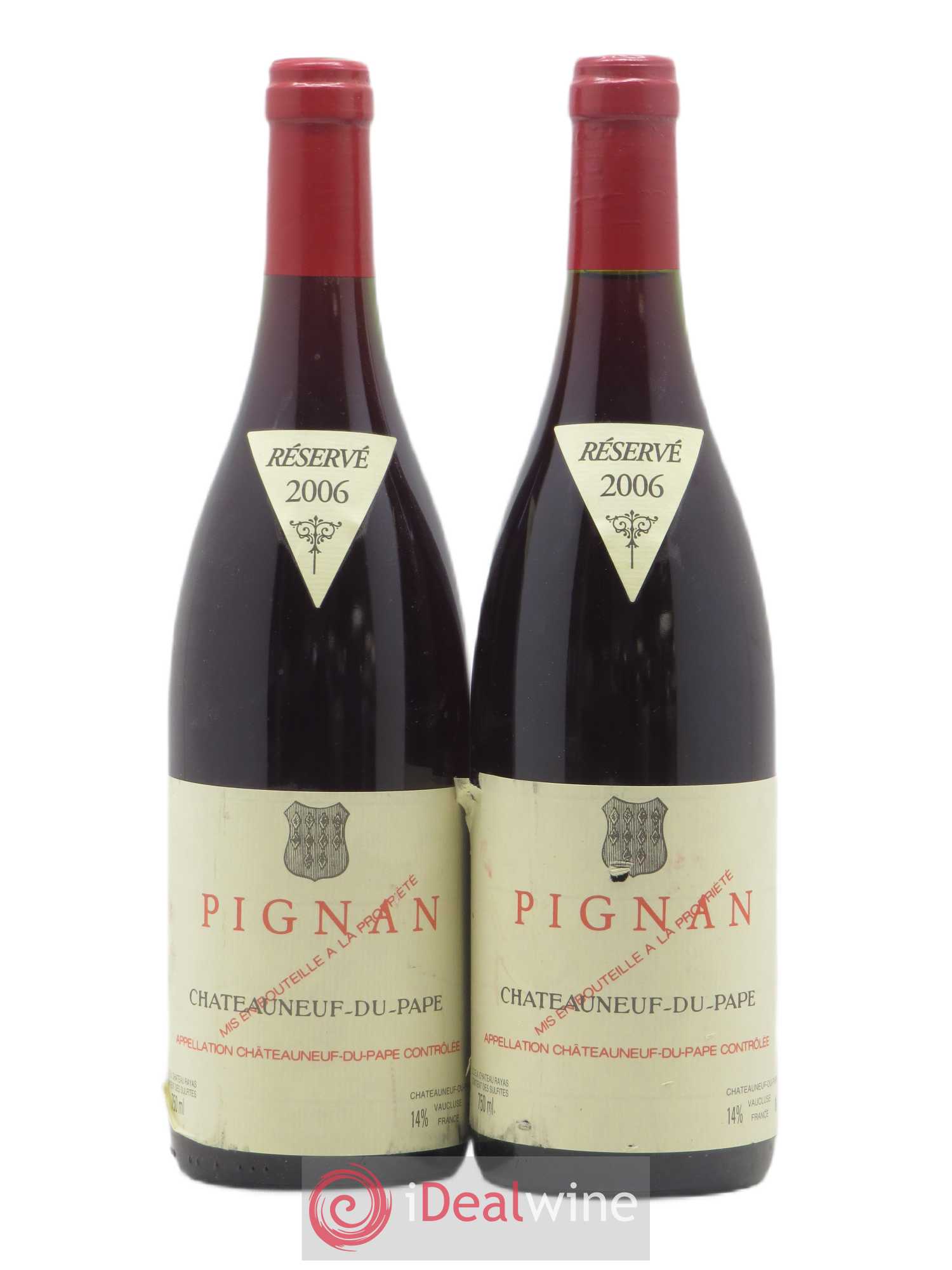 Châteauneuf-du-Pape Pignan Emmanuel Reynaud 2006 - Lot de 2 bouteilles - 0