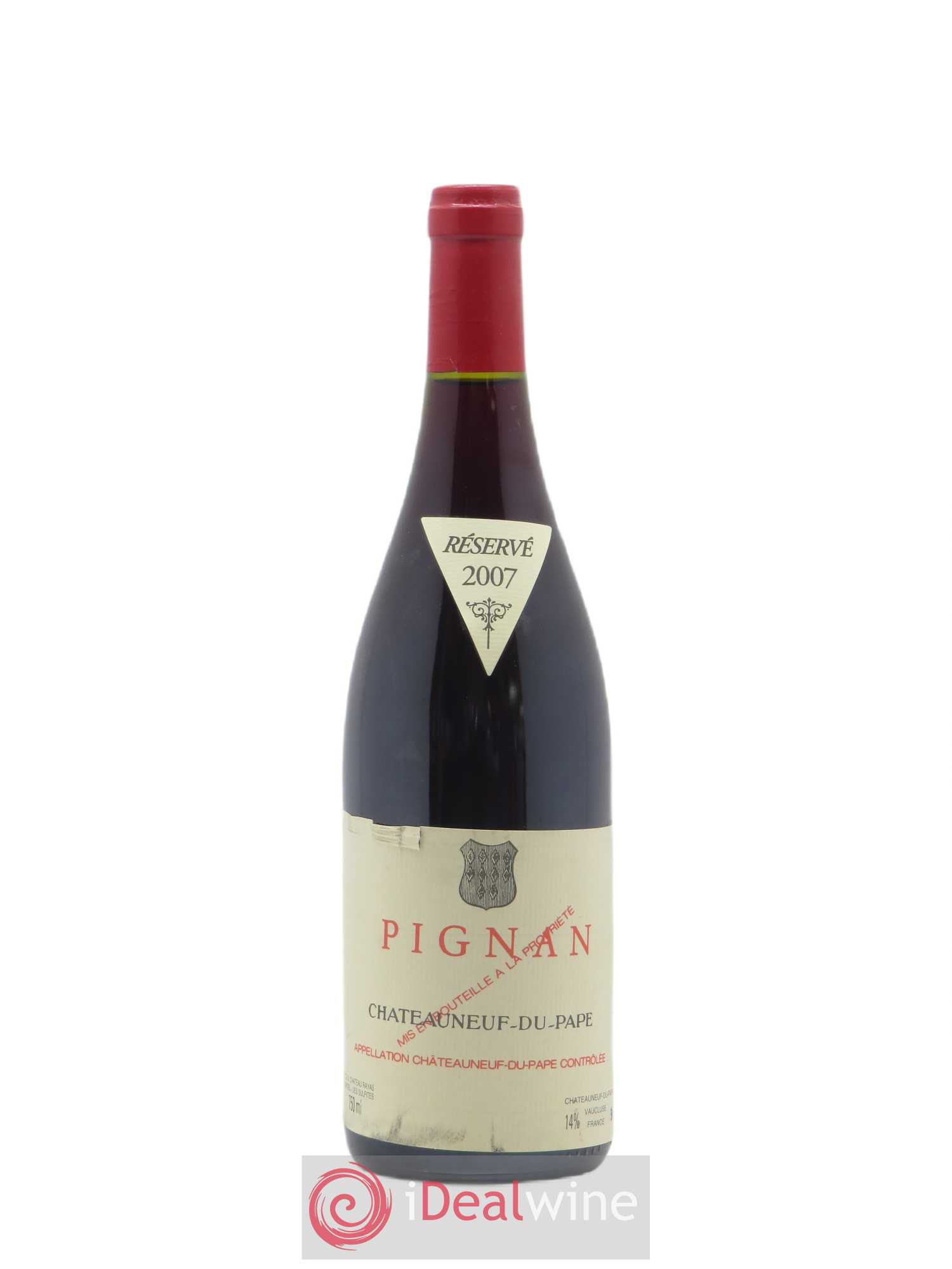 Châteauneuf-du-Pape Pignan Emmanuel Reynaud 2007 - Lot de 1 bouteille - 0