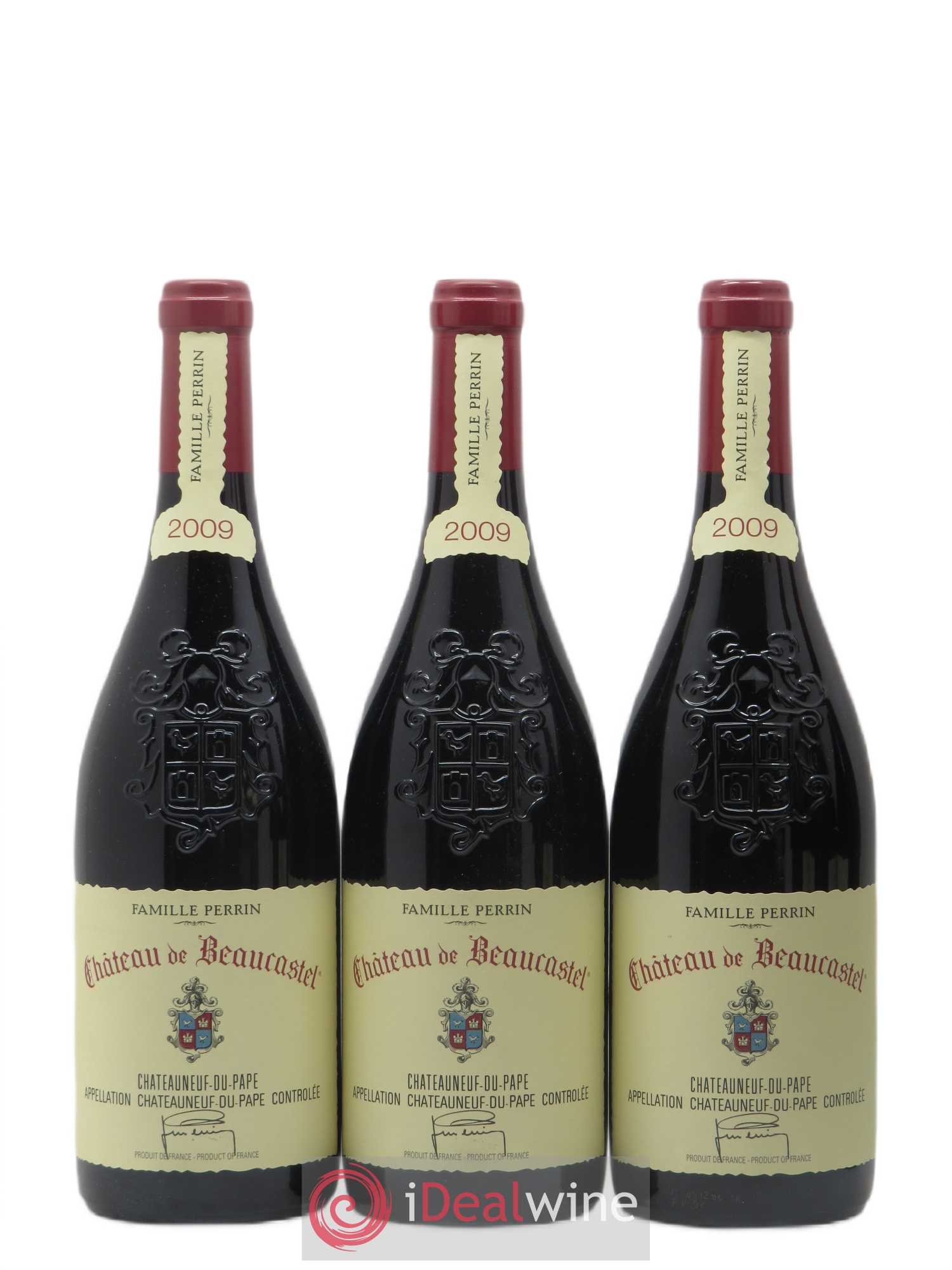 Châteauneuf-du-Pape Château de Beaucastel Famille Perrin 2009 - Lot de 6 bouteilles - 1