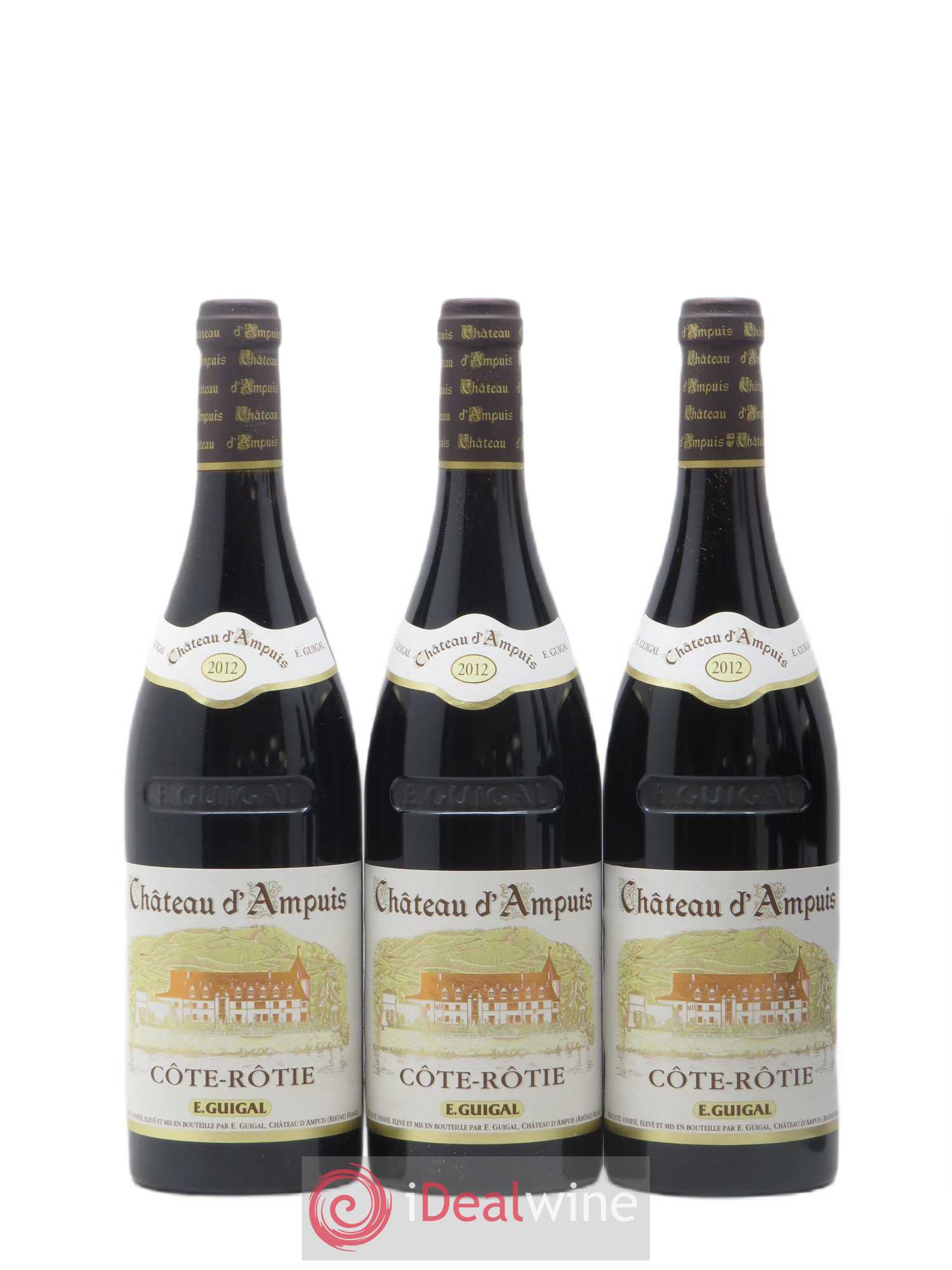Côte-Rôtie Château d'Ampuis Guigal 2012 - Lot de 6 bouteilles - 1