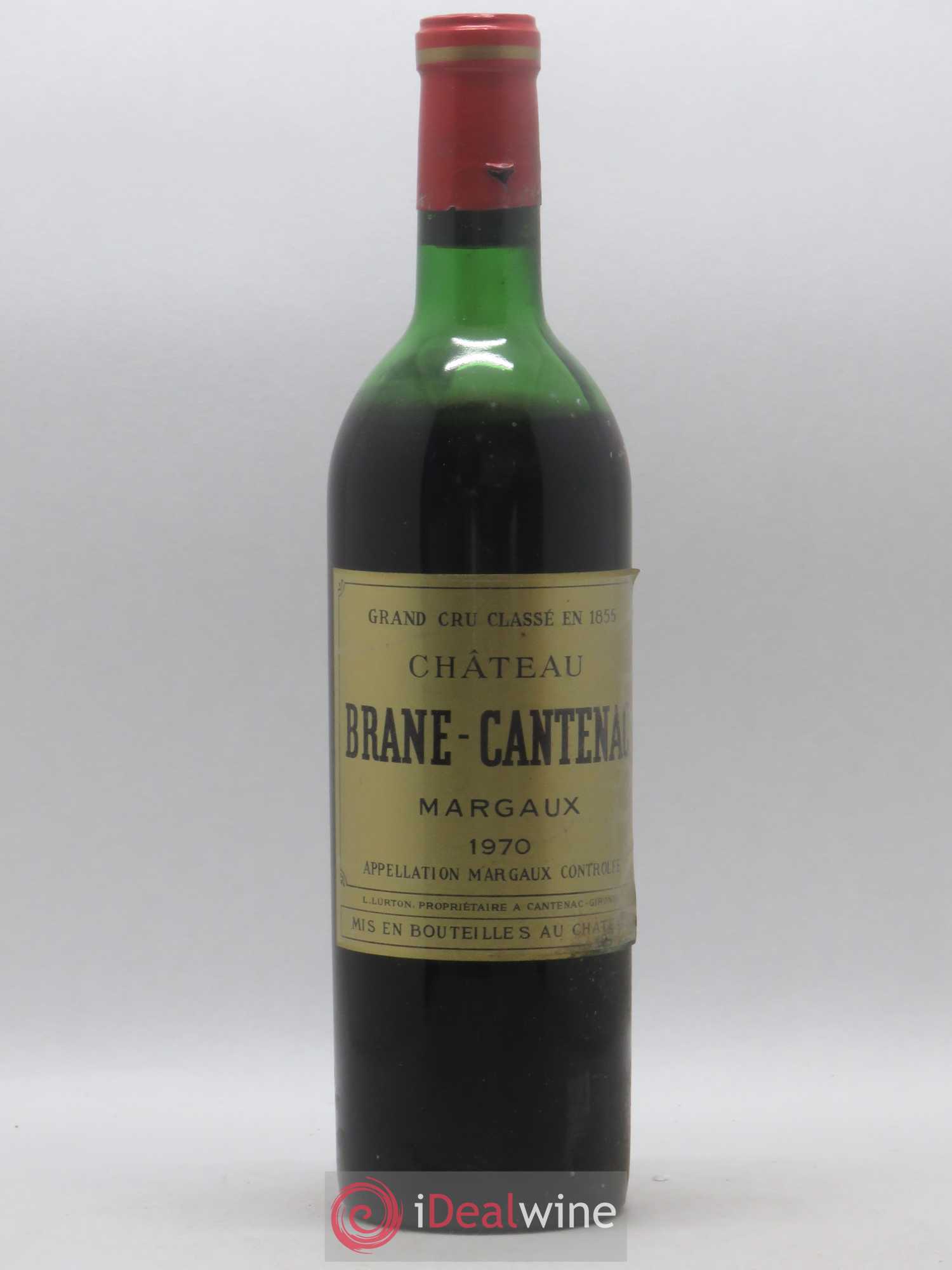 Château Brane Cantenac 2ème Grand Cru Classé 1970 - Lot de 1 bouteille - 0