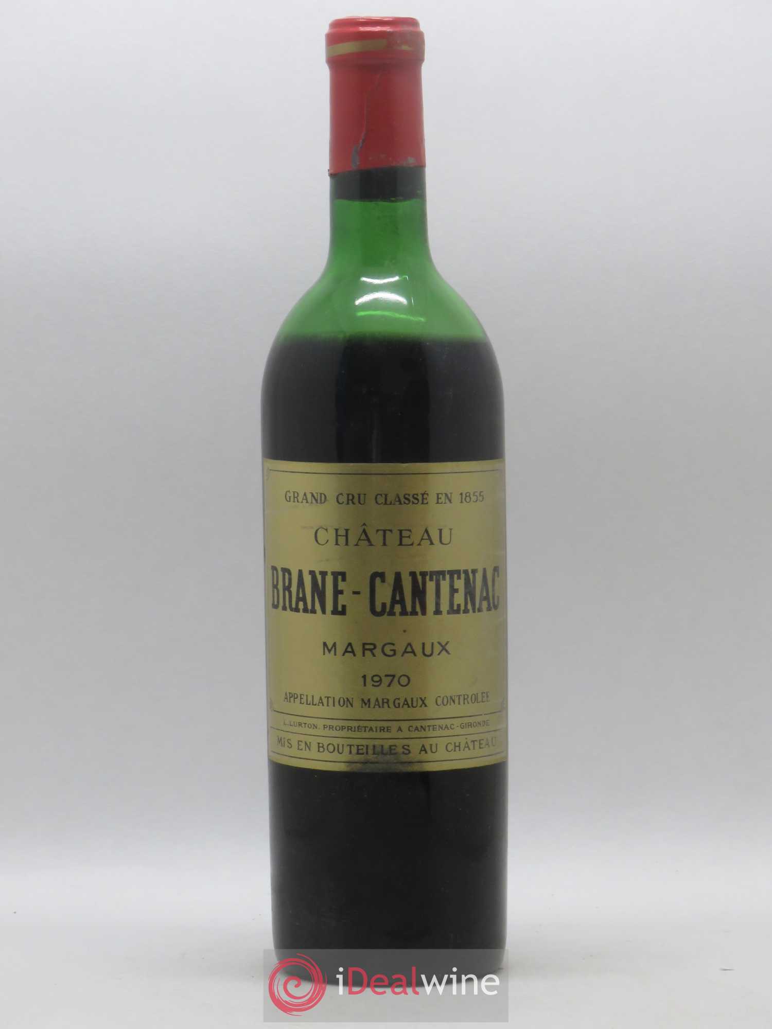 Château Brane Cantenac 2ème Grand Cru Classé 1970 - Lot de 1 bouteille - 0