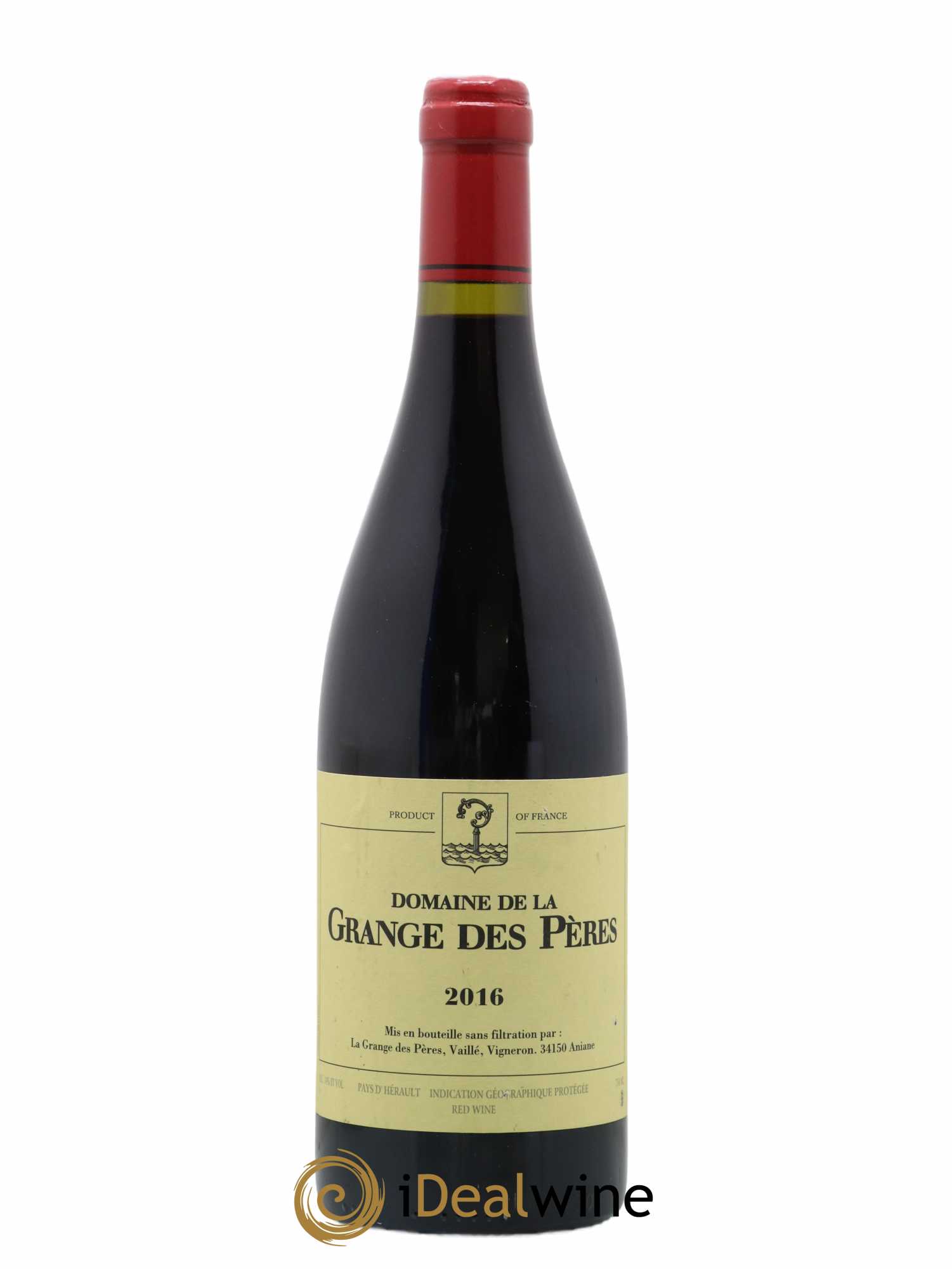 Pays d'Hérault Grange des Pères Laurent Vaillé 2016 - Lot de 1 bouteille - 0
