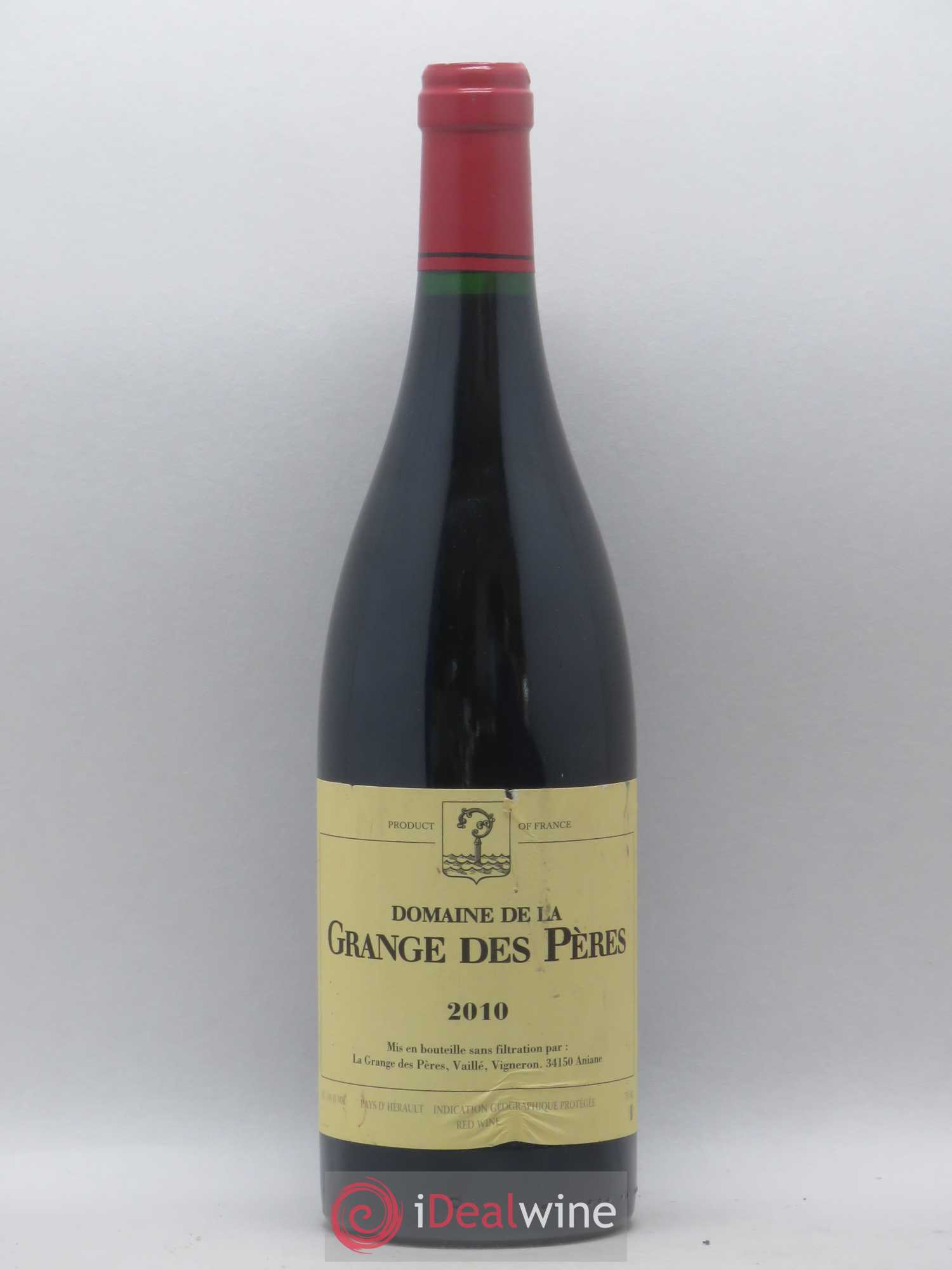 Pays d'Hérault Grange des Pères Laurent Vaillé 2010 - Lot de 1 bouteille - 0