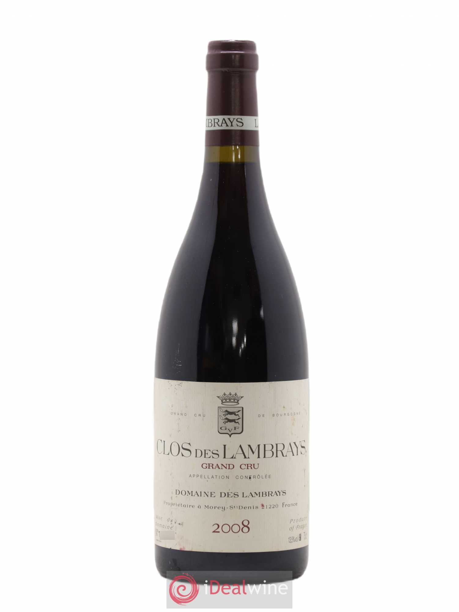 Clos des Lambrays Grand Cru Domaine des Lambrays 2008 - Lot de 1 bouteille - 0