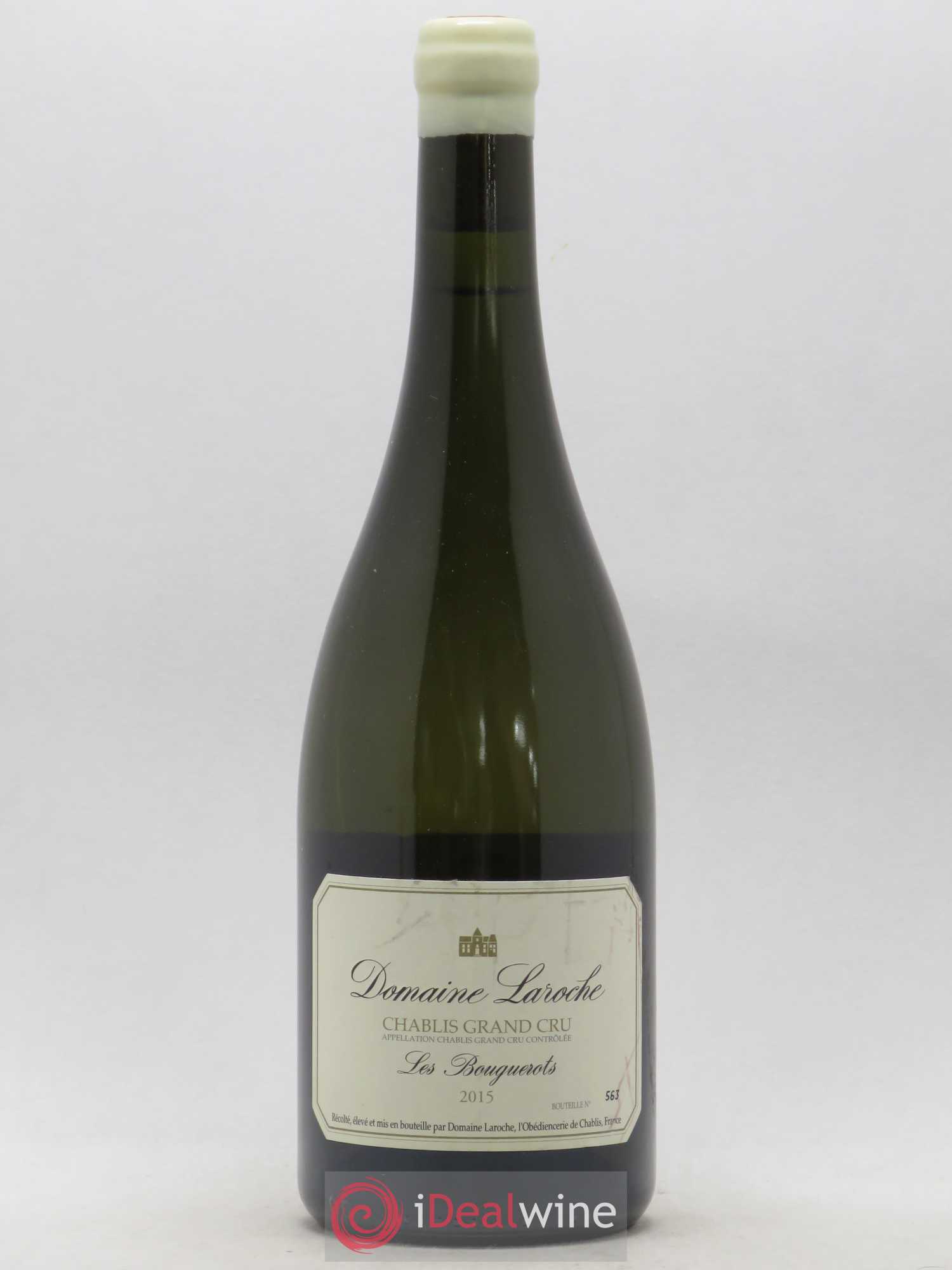 Chablis Grand Cru Les Bouguerots Domaine Laroche 2015 - Posten von 1 Flasche - 0