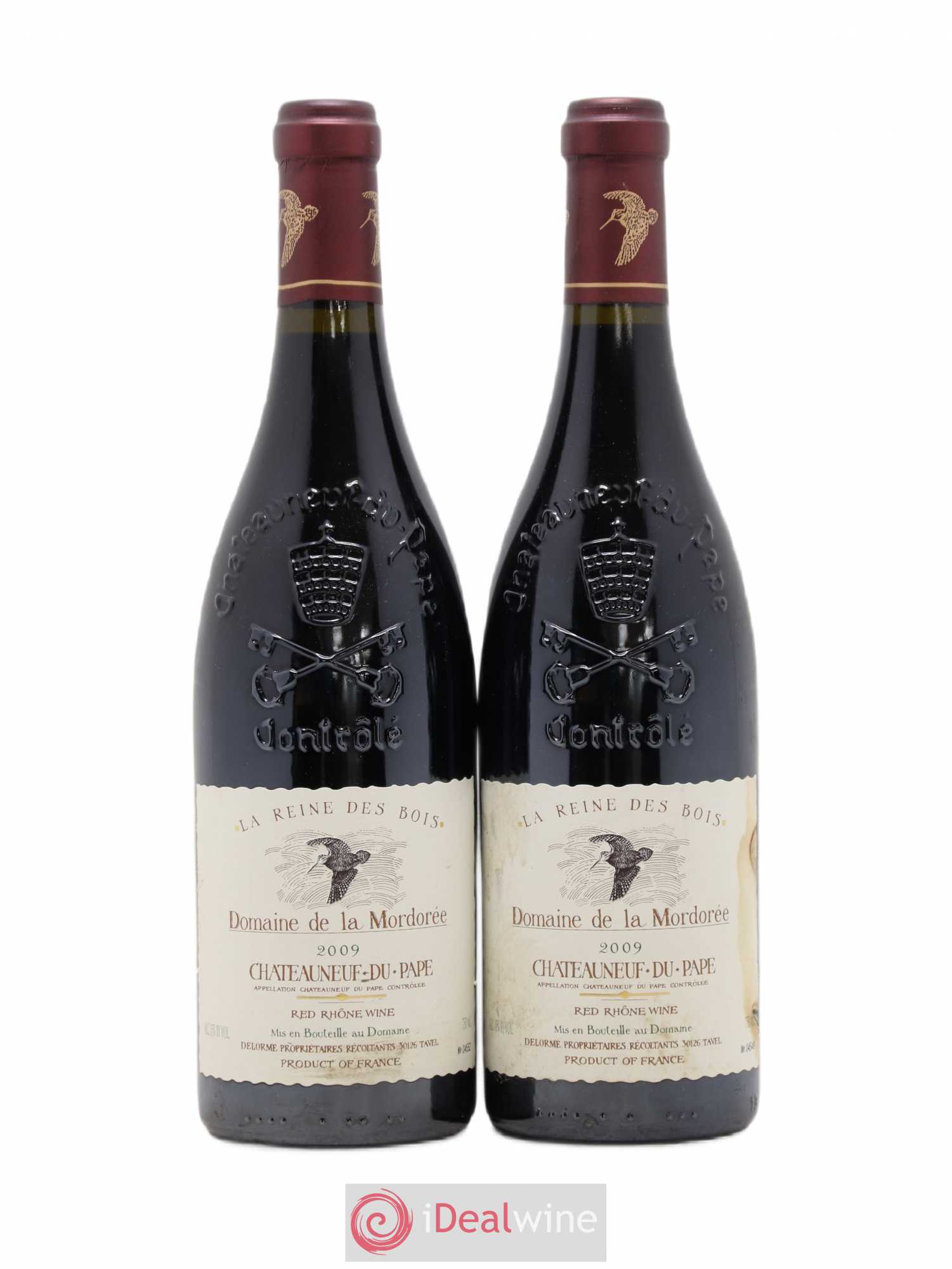 Châteauneuf-du-Pape Cuvée de la Reine des Bois La Mordorée (Domaine de) 2009 - Lot de 2 bouteilles - 0