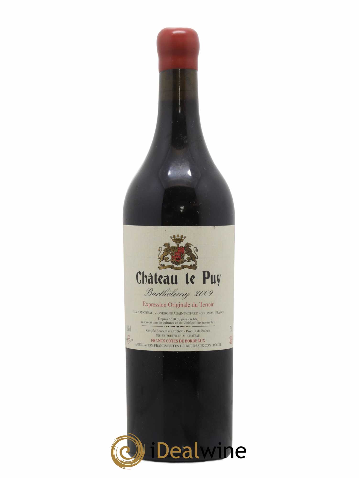 Le Puy - Cuvée Barthélemy 2009 - Lot de 1 bouteille - 0