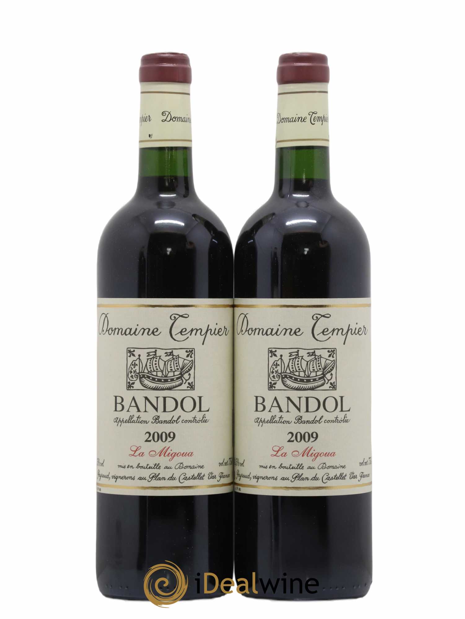 Bandol Domaine Tempier Cuvée La Migoua Famille Peyraud 2009 - Lot de 2 bouteilles - 0