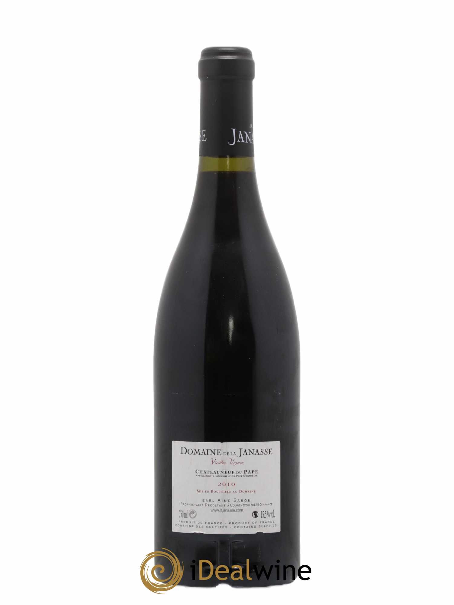 Châteauneuf-du-Pape Cuvée Vieilles Vignes La Janasse (Domaine de) 2010 - Lot de 1 bouteille - 1