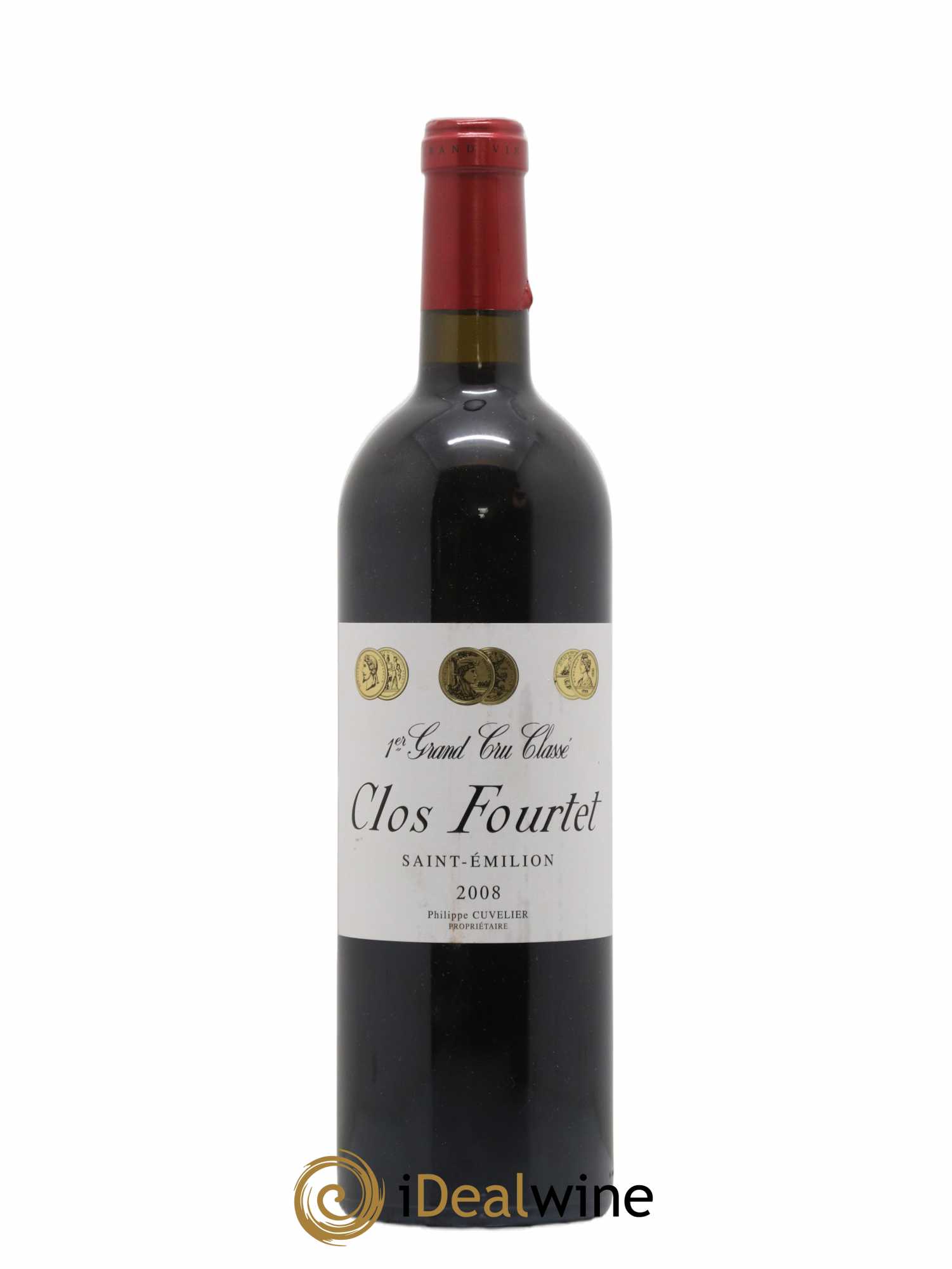 Clos Fourtet 1er Grand Cru Classé B 2008 - Lot de 1 bouteille - 0