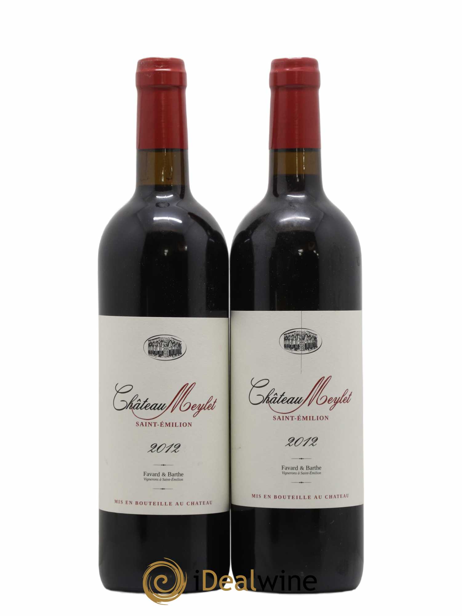 Saint-Émilion Château Meylet 2012 - Lot de 2 bouteilles - 0