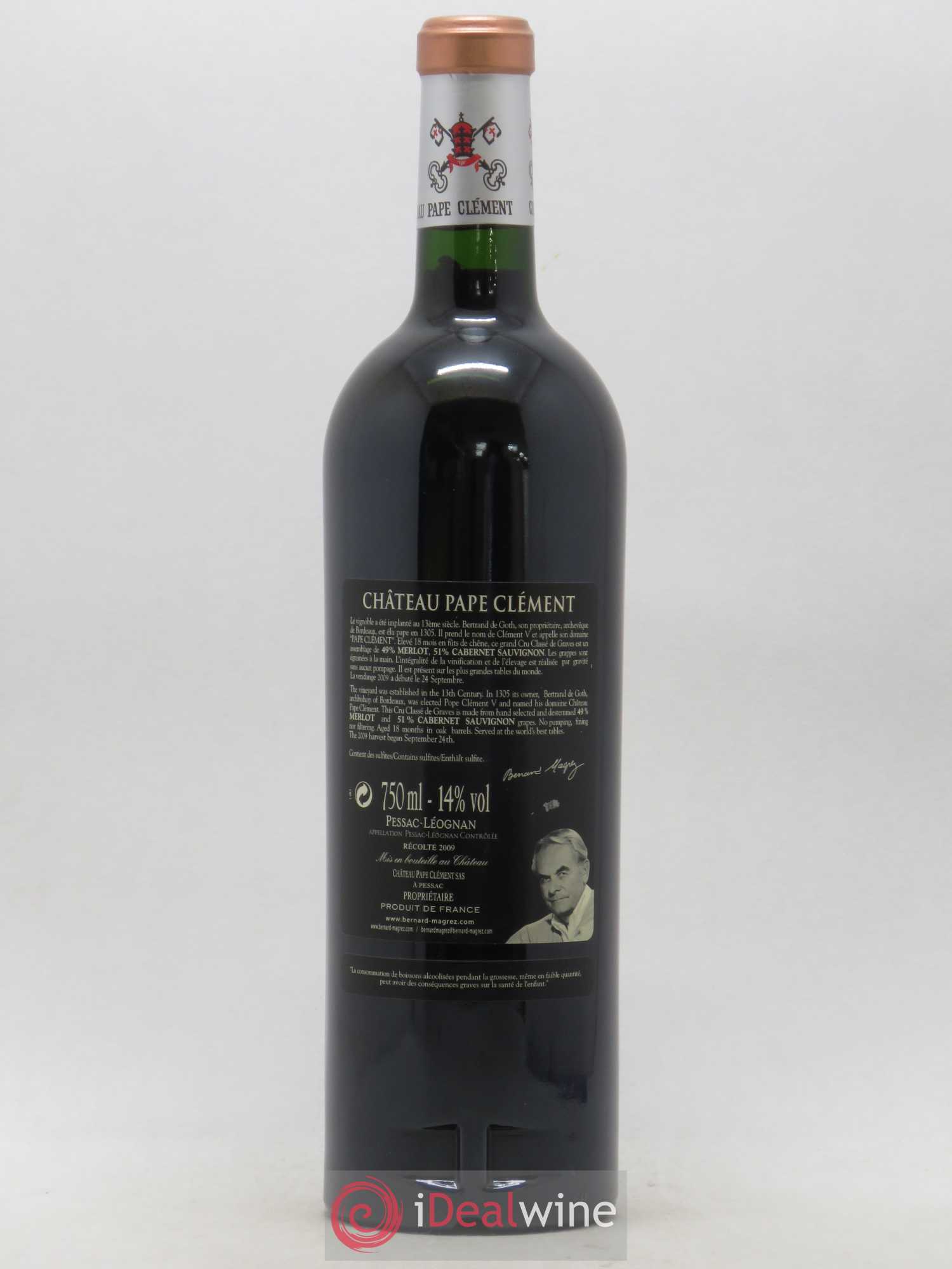 Château Pape Clément Cru Classé de Graves 2009 - Lot de 1 bouteille - 1