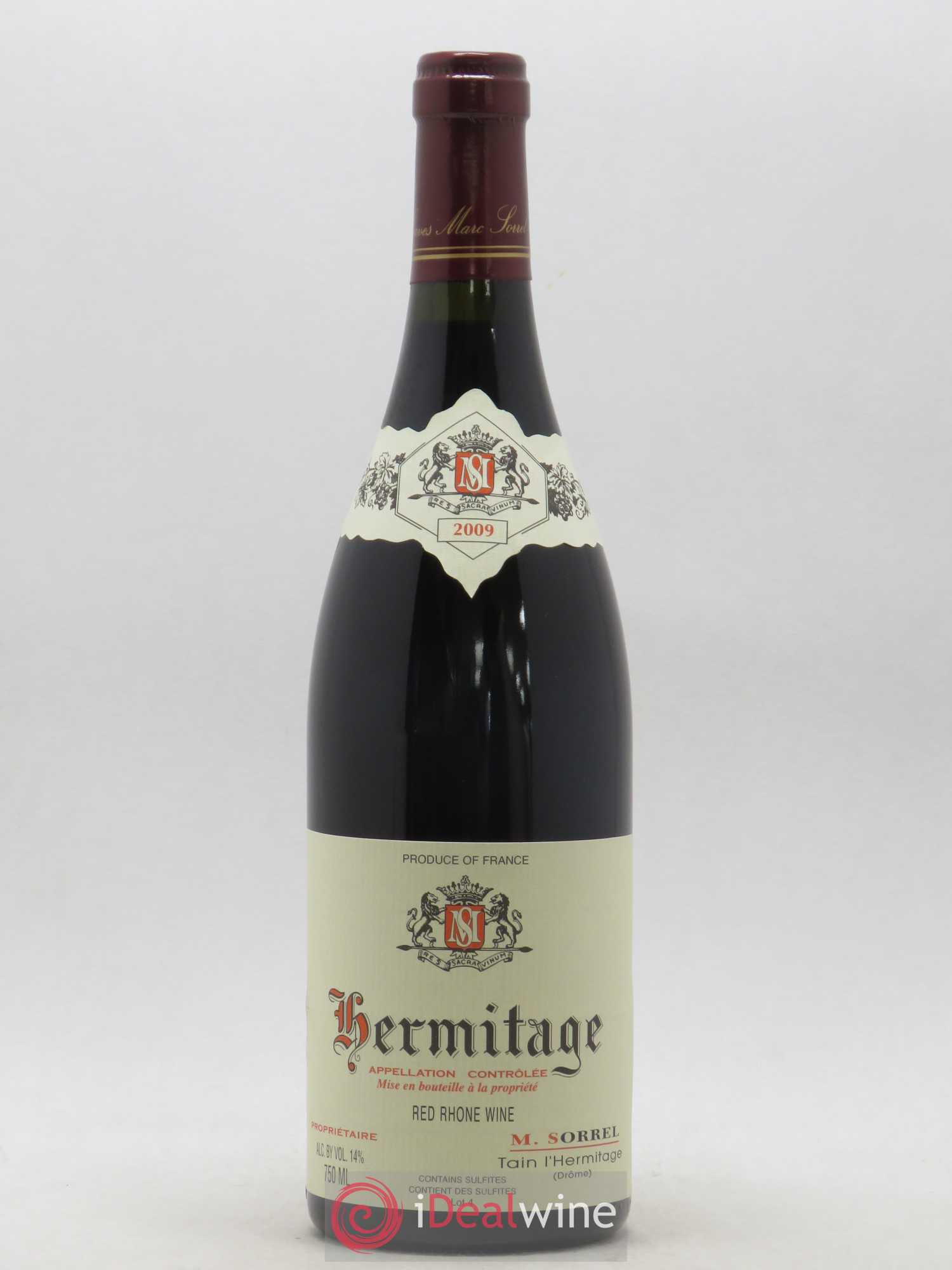Hermitage Marc Sorrel 2009 - Lot de 1 bouteille - 0