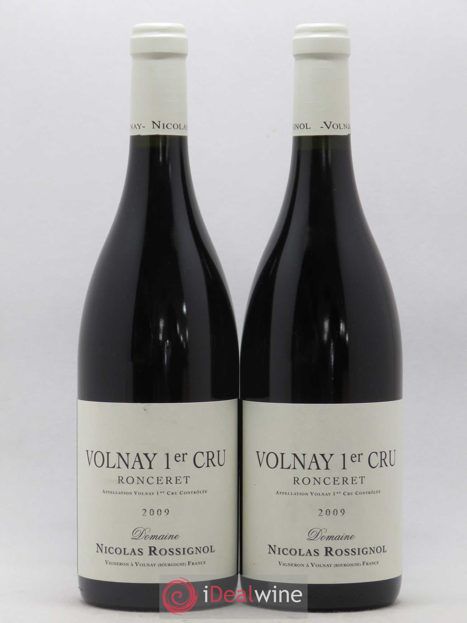 Volnay 1er Cru Ronceret Nicolas Rossignol 2009 - Posten von 2 Flaschen - 0