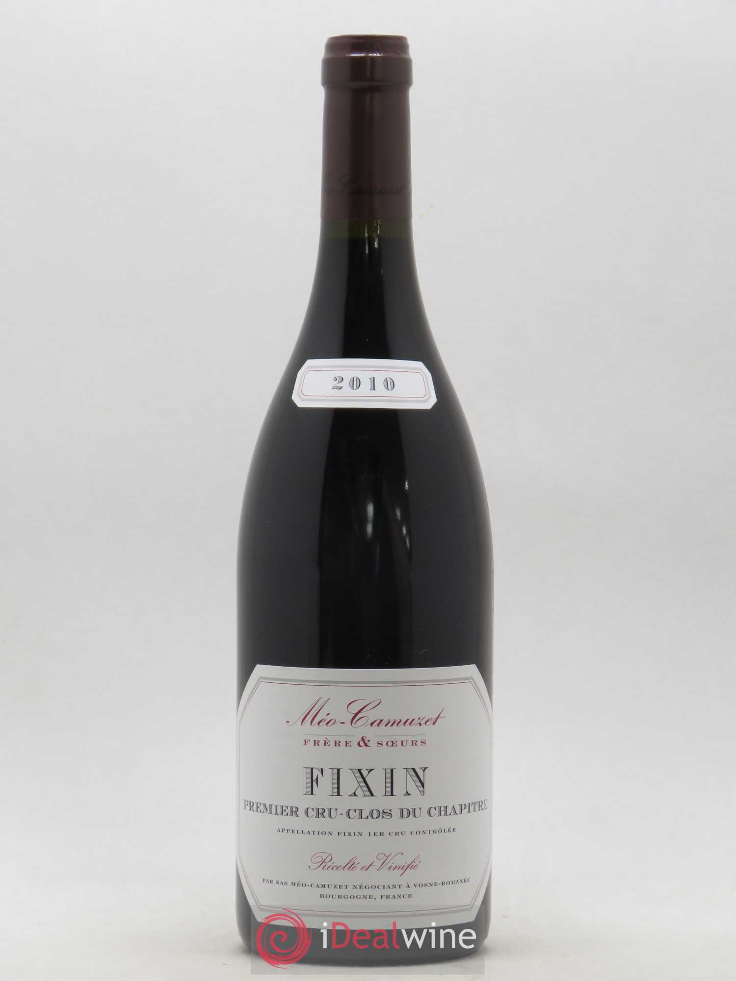 Fixin 1er Cru Clos du Chapitre Méo-Camuzet (Frère & Soeurs) 2010 - Lot de 1 bouteille - 0