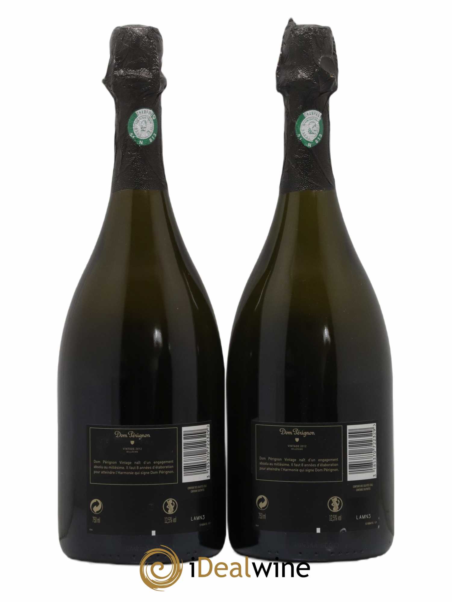 Brut Dom Pérignon 2012 - Lot de 2 bouteilles - 1